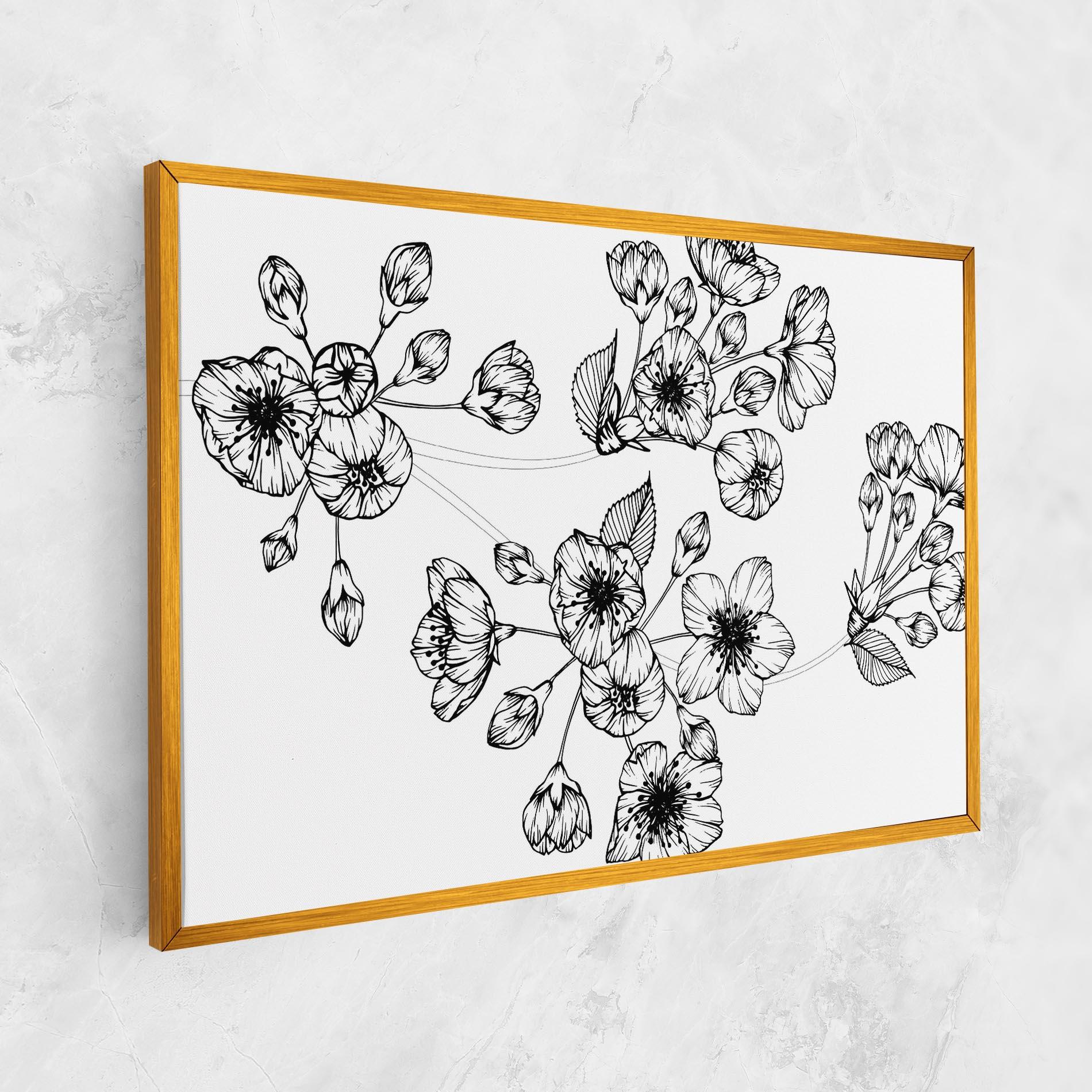 Obraz na Płótnie Sakura Line mockup 1