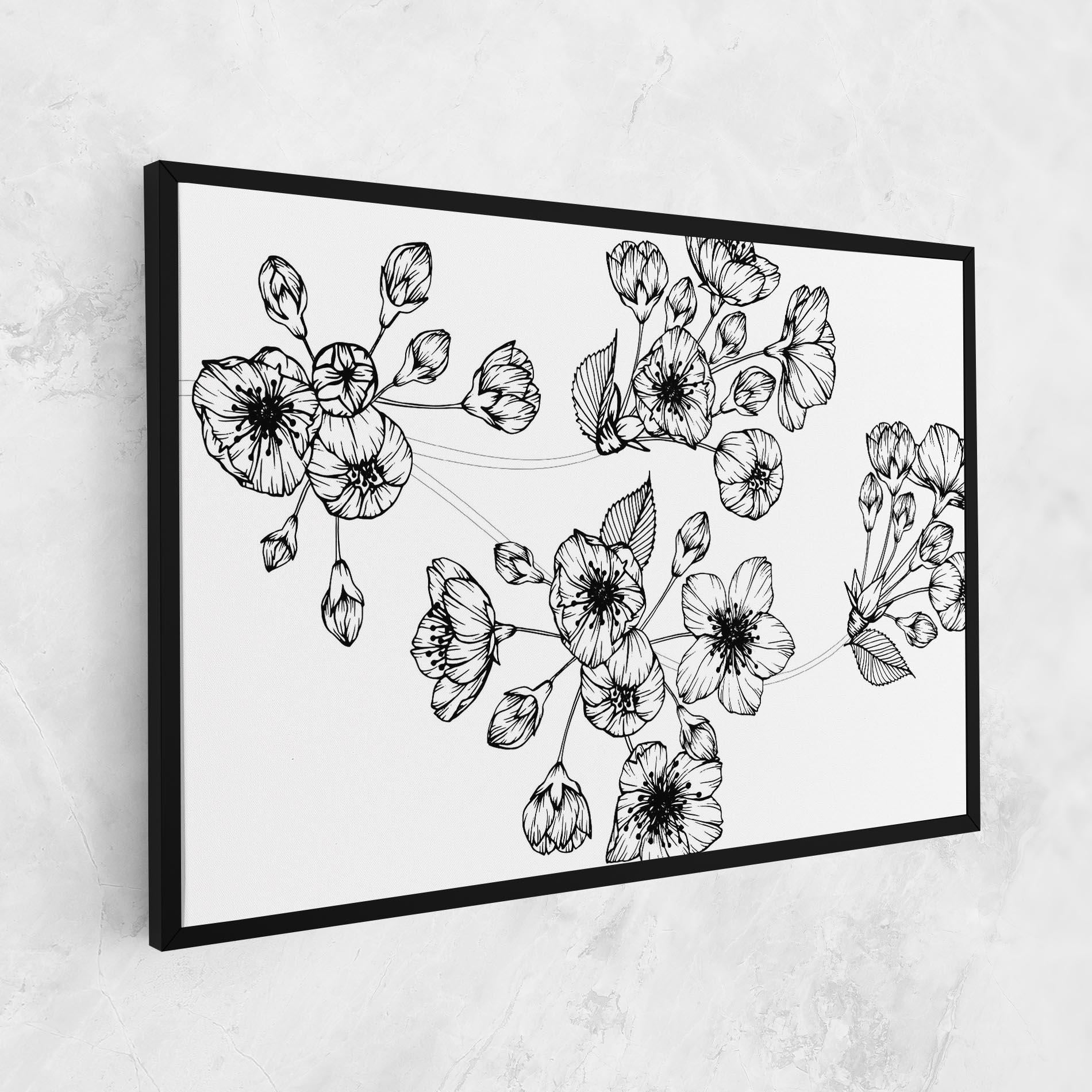 Obraz na Płótnie Sakura Line mockup 1