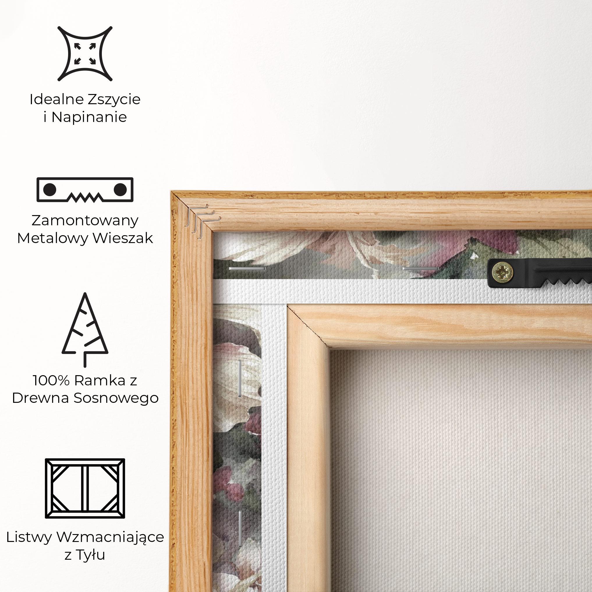 Obraz na Płótnie Contrastul De Flori mockup 5