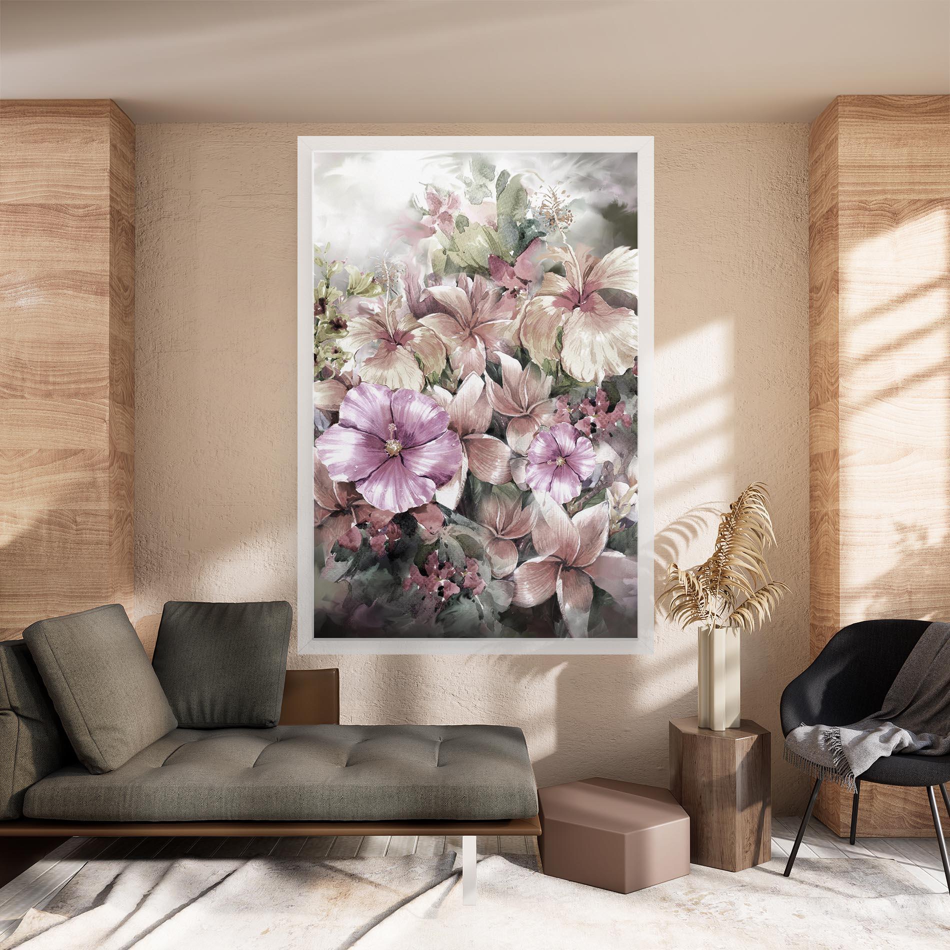 Obraz na Płótnie Contrastul De Flori mockup 8