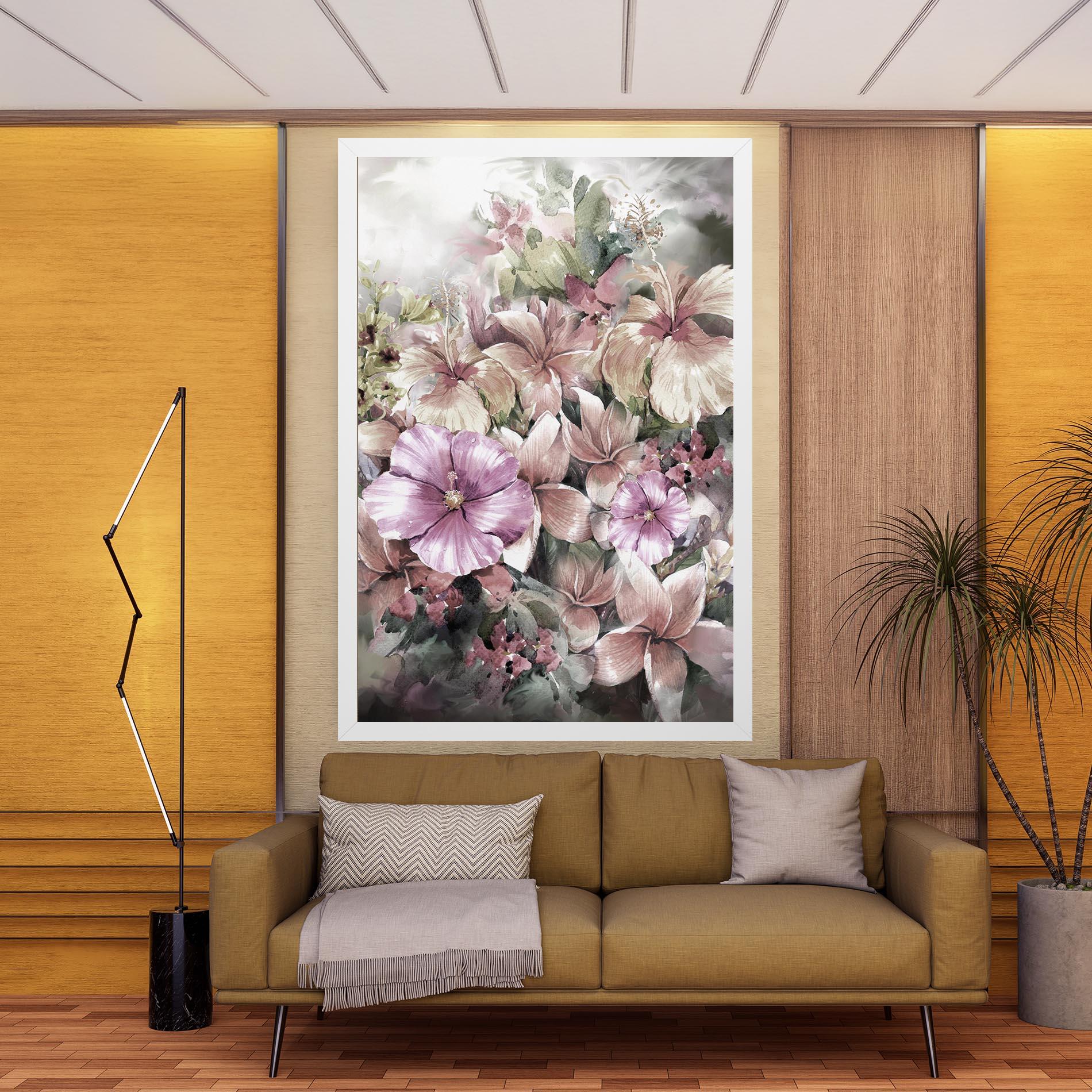 Obraz na Płótnie Contrastul De Flori mockup 9