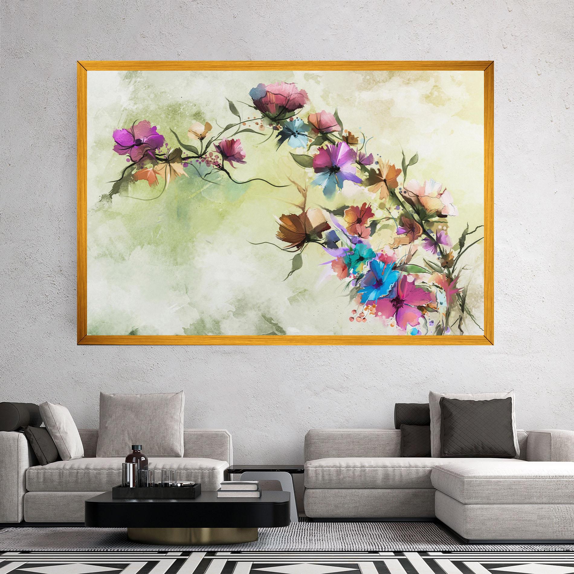 Obraz na Płótnie Ramura Cu Flori mockup 2