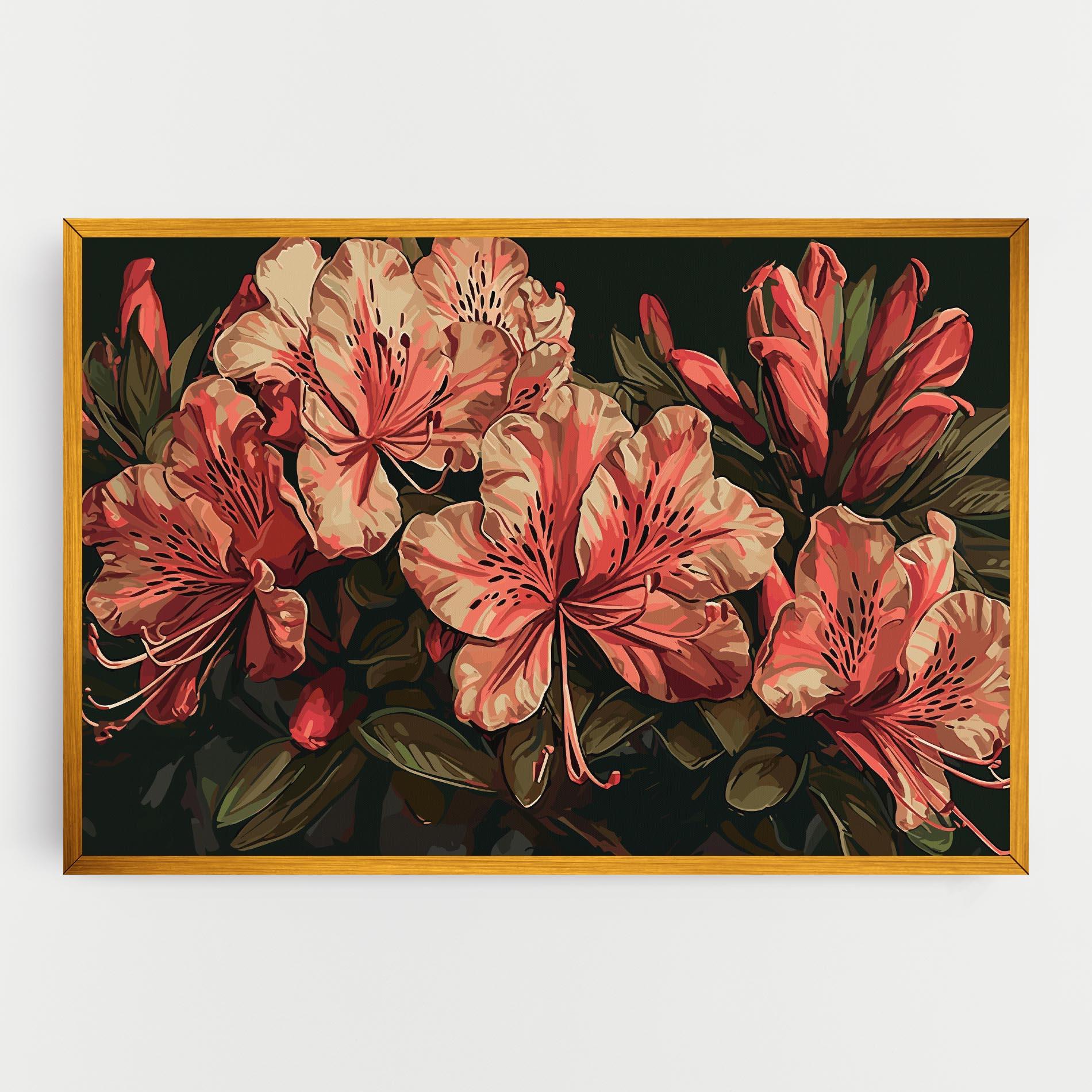 Obraz na Płótnie Cream Exotic Art mockup 0