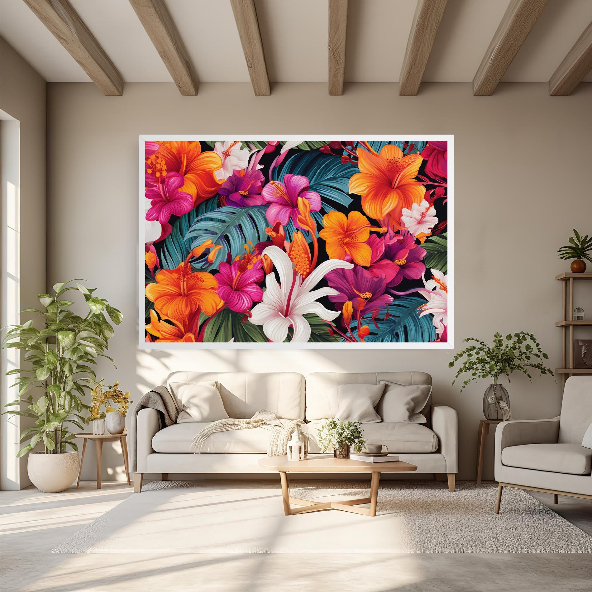 Obraz na Płótnie Exotic Patern mockup 6