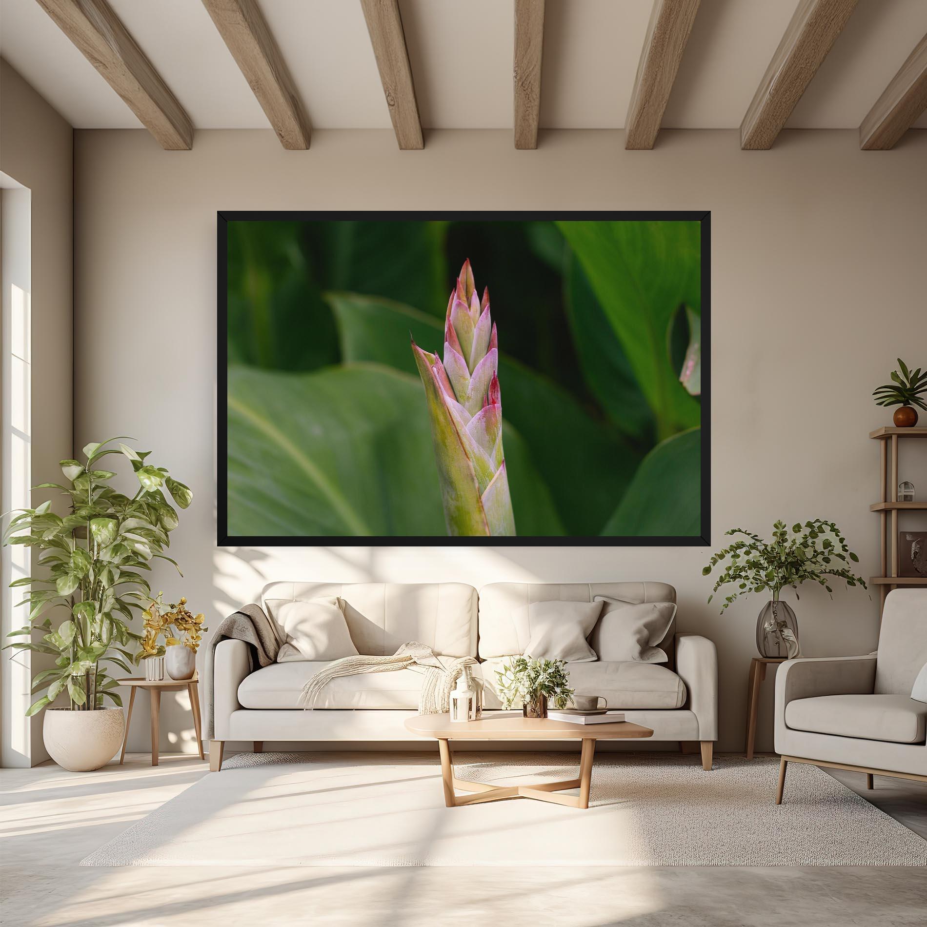 Obraz na Płótnie Light Pink Exotic mockup 6