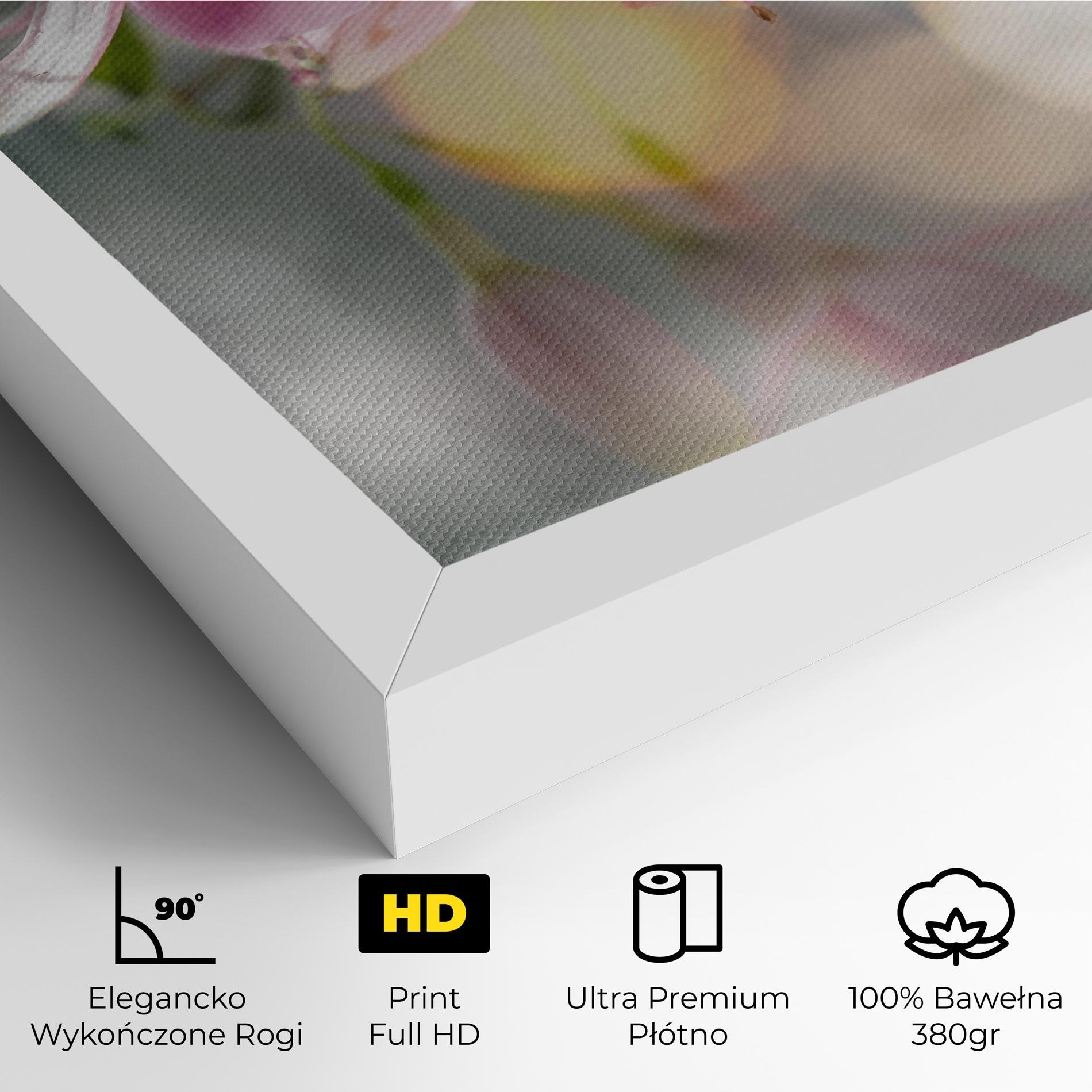 Obraz na Płótnie Dreamy Pink Exotic mockup 4