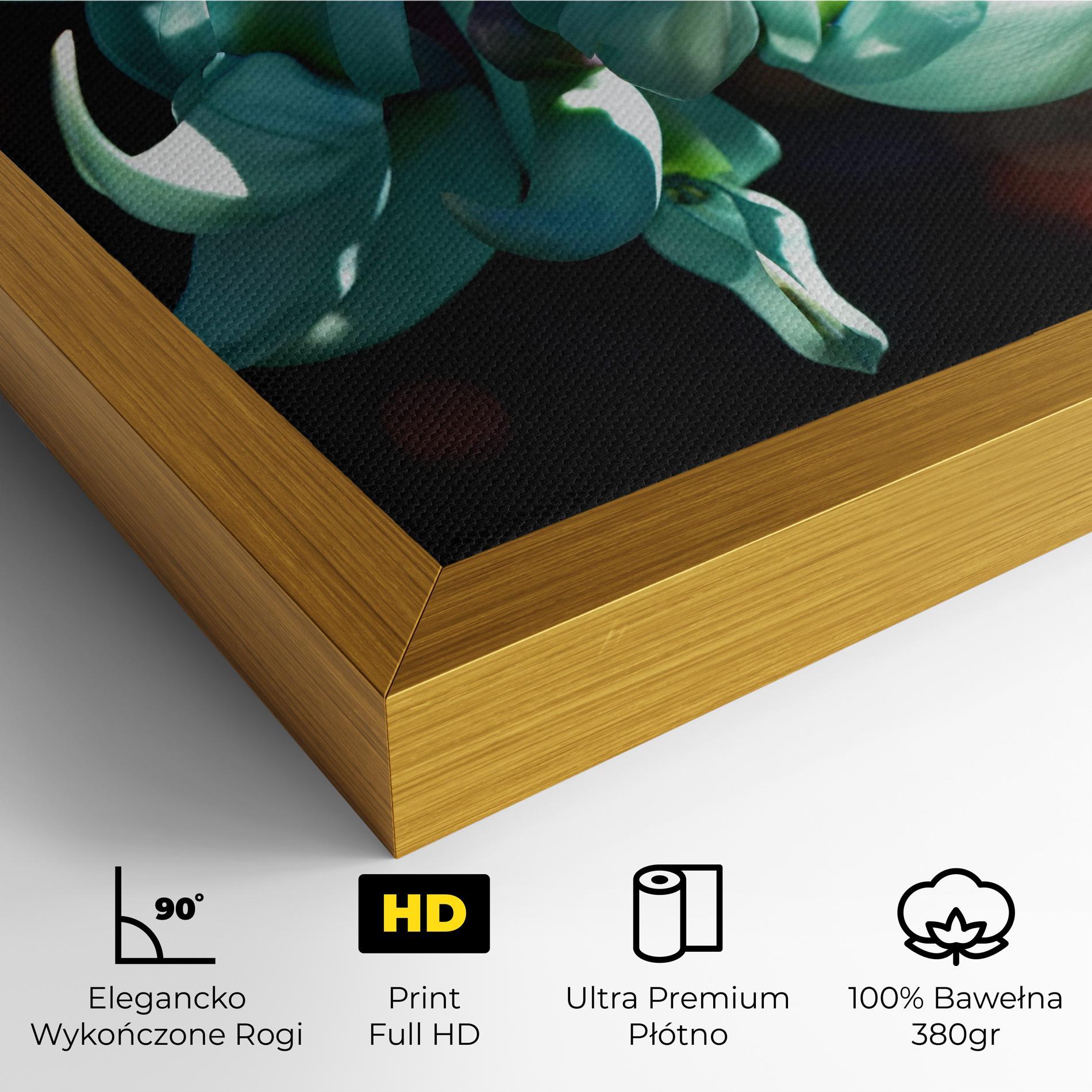 Obraz na Płótnie Pastel Green Plant mockup 4