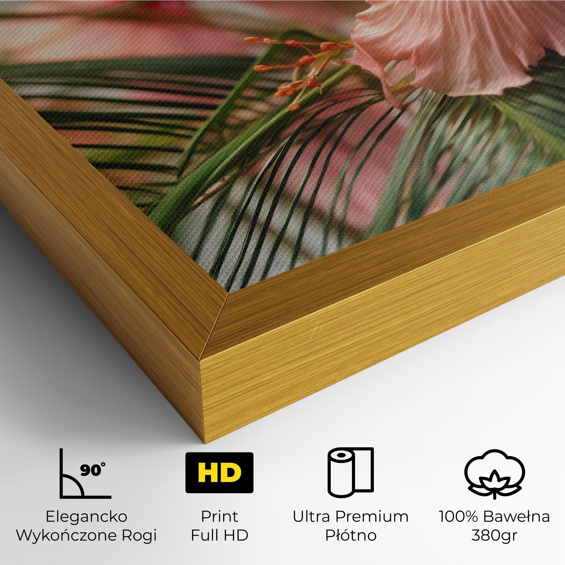 Obraz na Płótnie Sunset Exotic Flower mockup 4