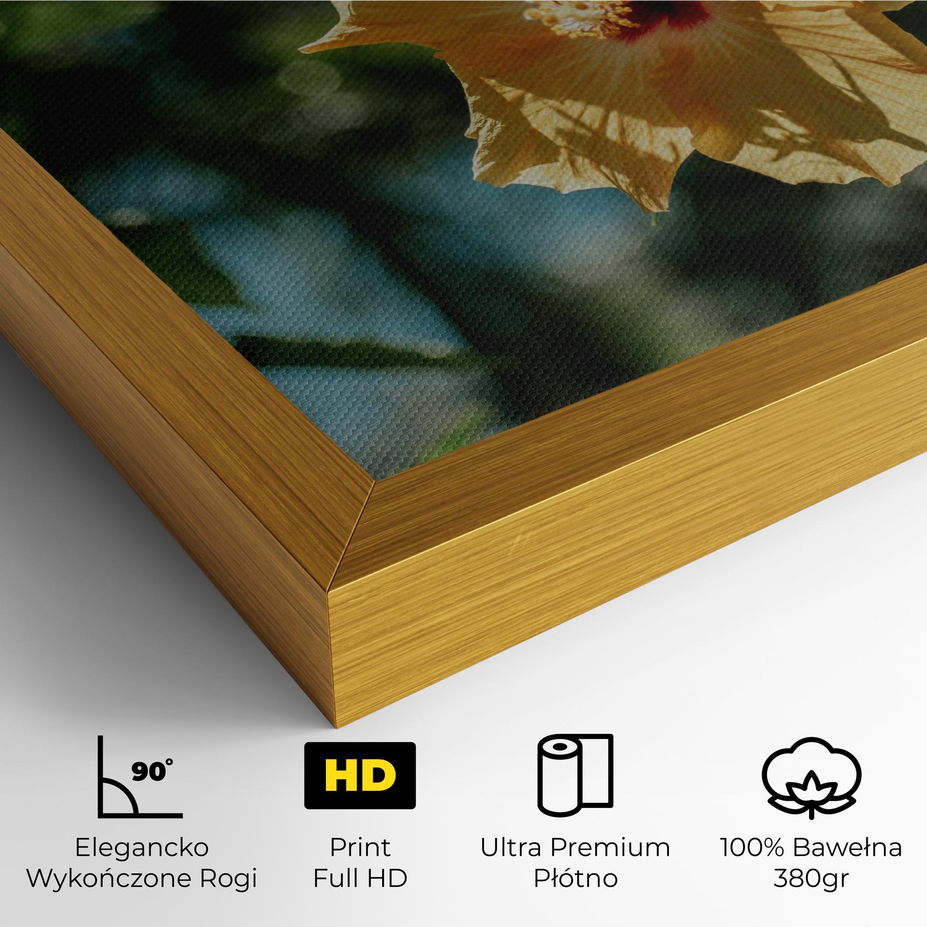 Obraz na Płótnie Yellow Pretty Exotic mockup 4