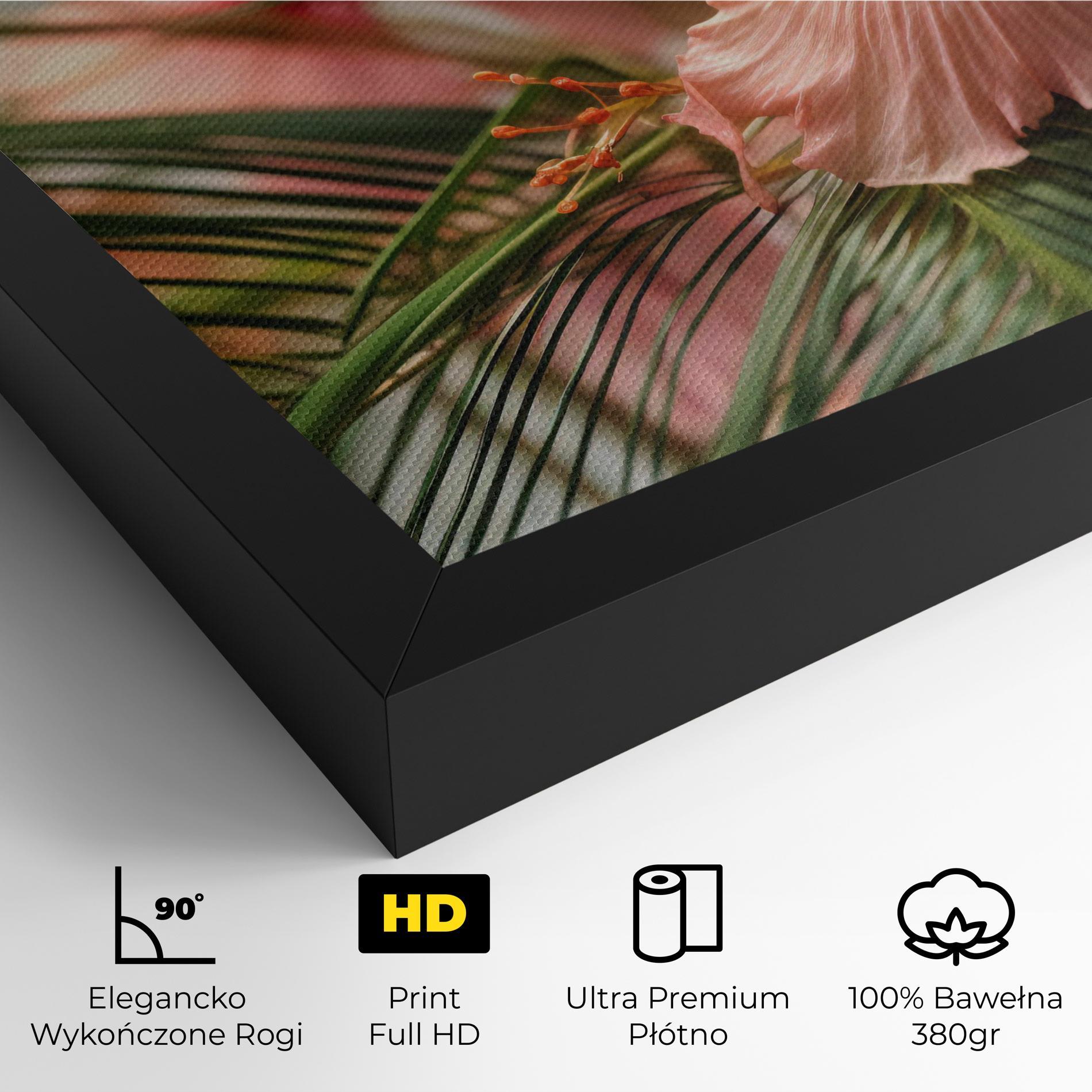 Obraz na Płótnie Sunset Exotic Flower mockup 4