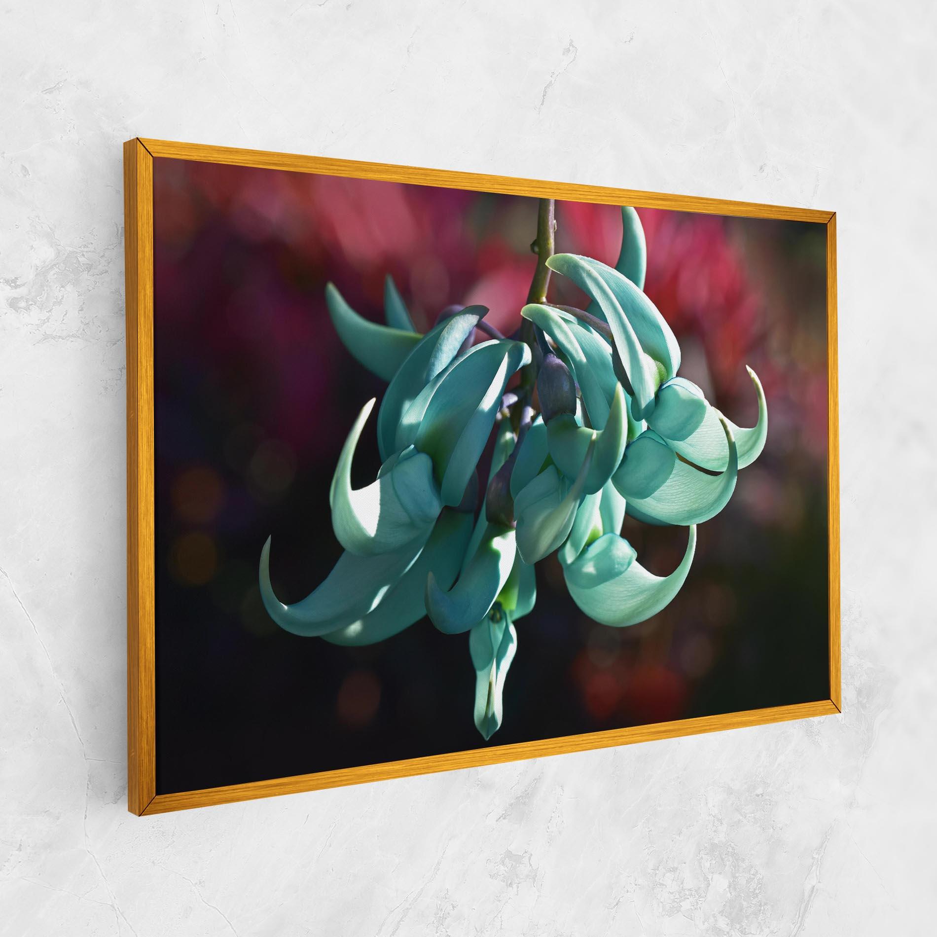 Obraz na Płótnie Pastel Green Plant mockup 1