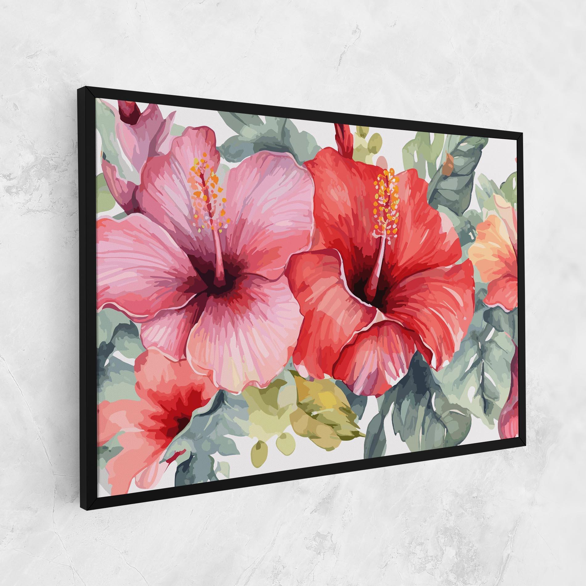 Obraz na Płótnie Pink Red Exotic mockup 1