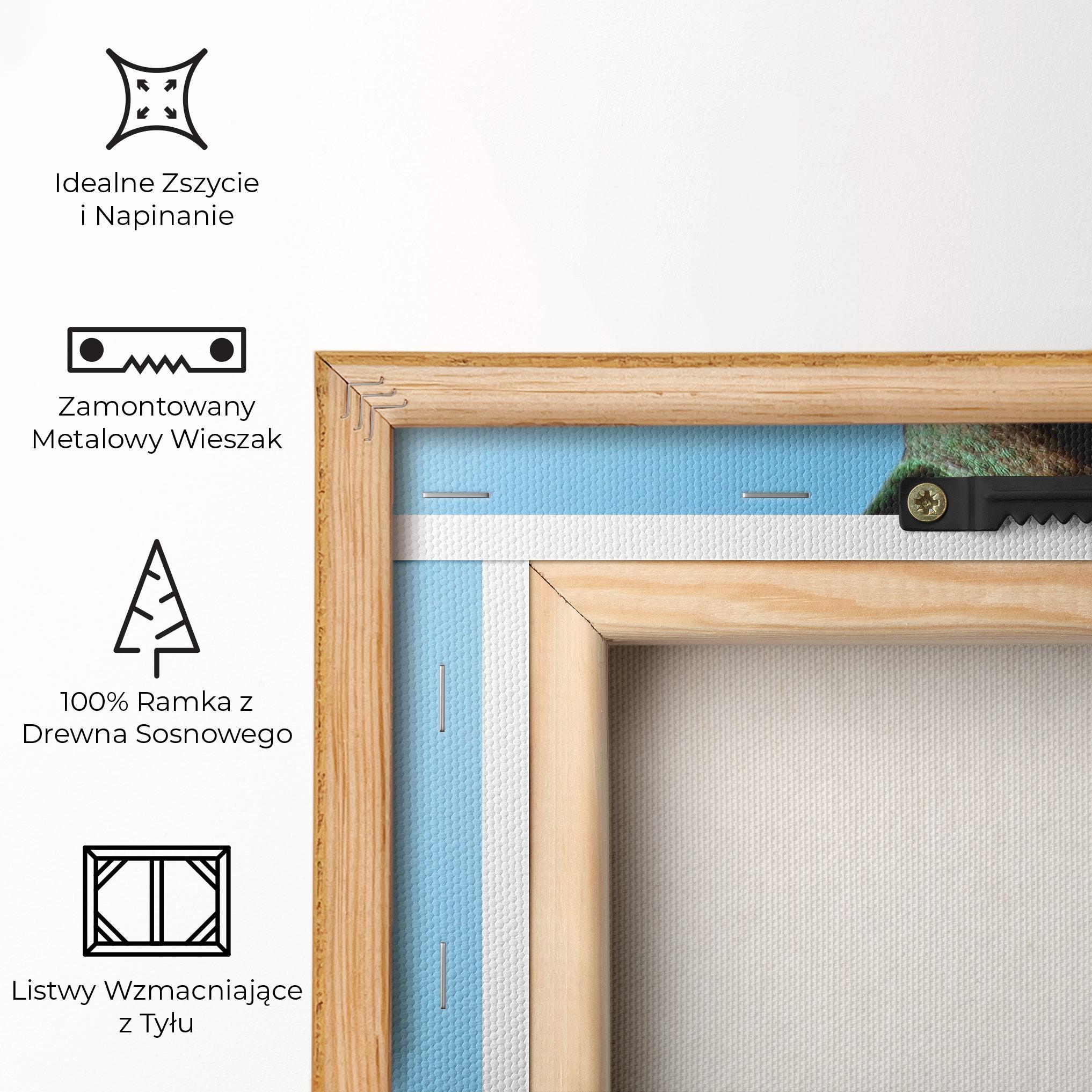 Obraz na Płótnie Bird Exotic Flower mockup 5