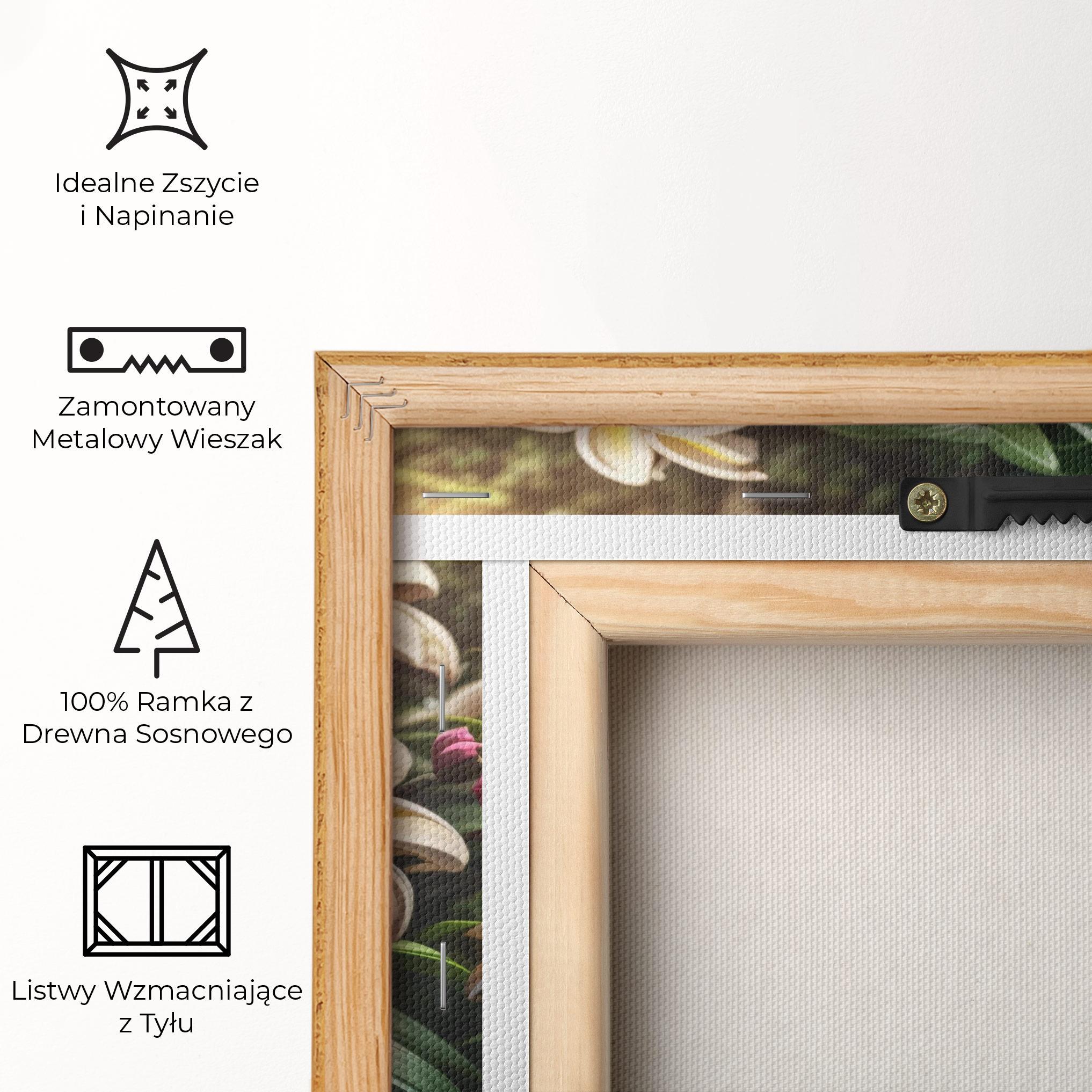 Obraz na Płótnie Exotic White Yellow mockup 5