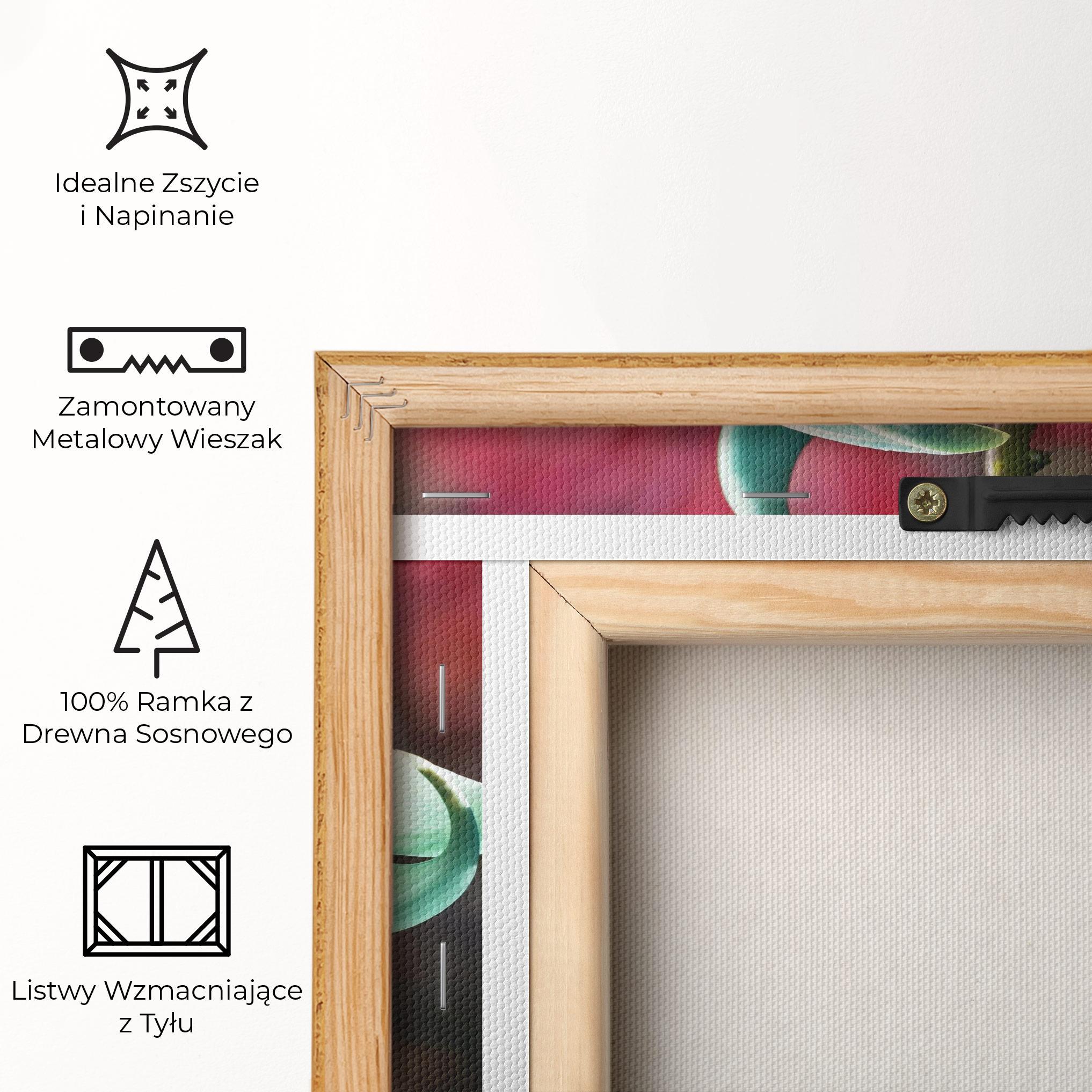 Obraz na Płótnie Pastel Green Plant mockup 5