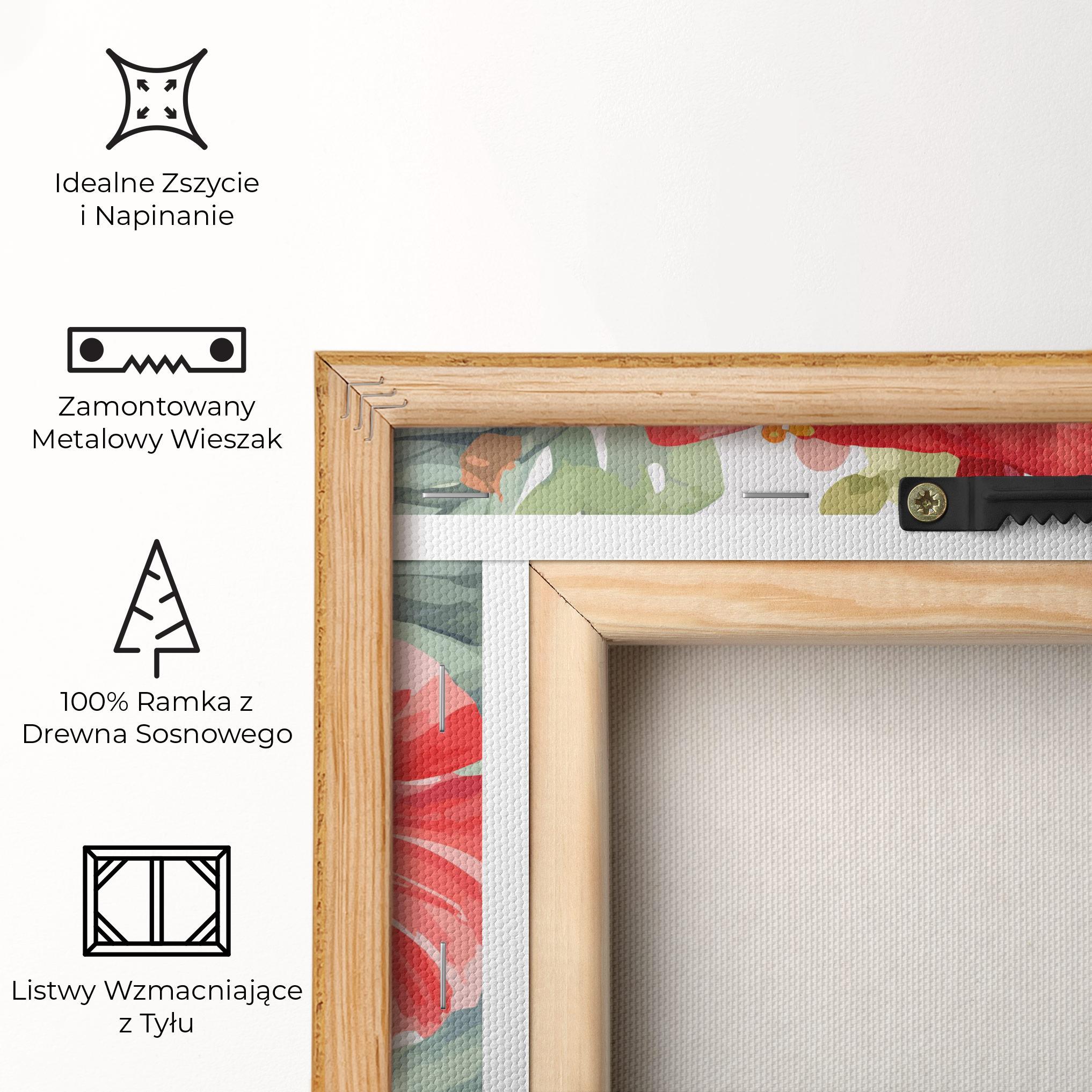 Obraz na Płótnie Pink Red Exotic mockup 5