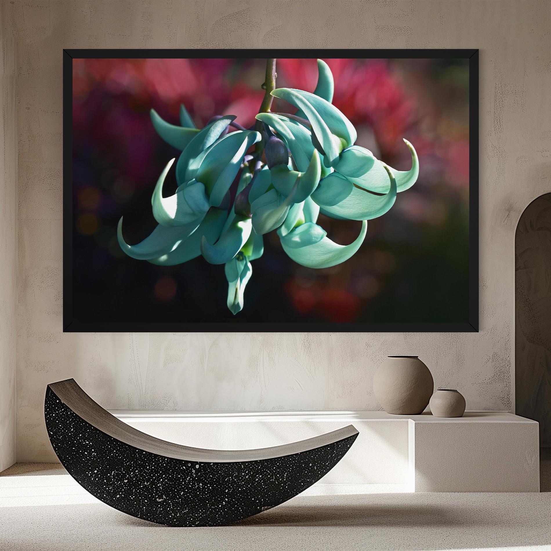 Obraz na Płótnie Pastel Green Plant mockup 8