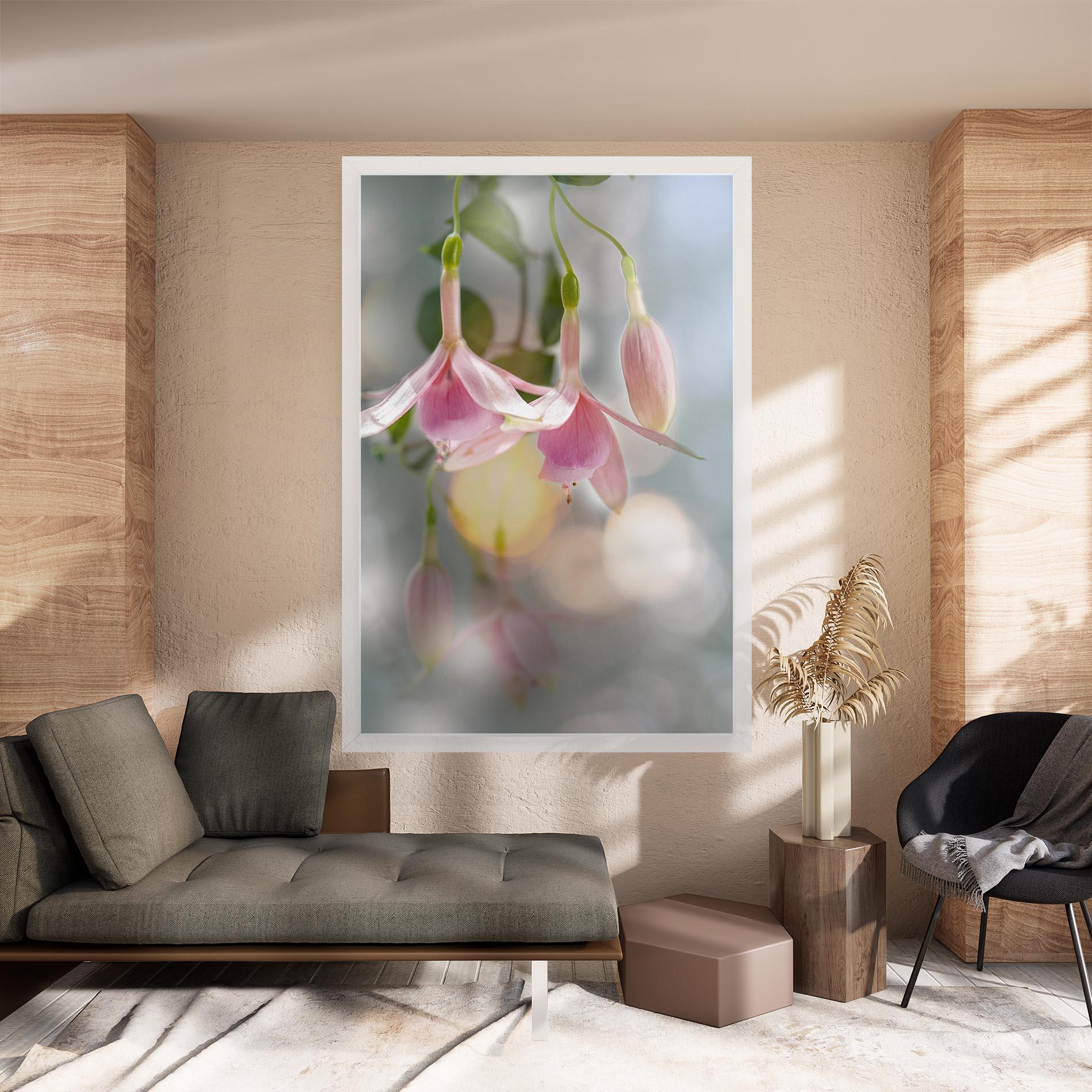 Obraz na Płótnie Dreamy Pink Exotic mockup 8