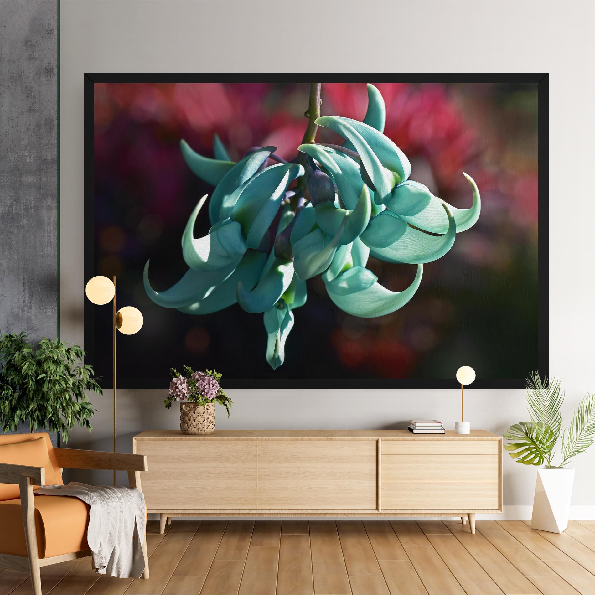 Obraz na Płótnie Pastel Green Plant mockup 9