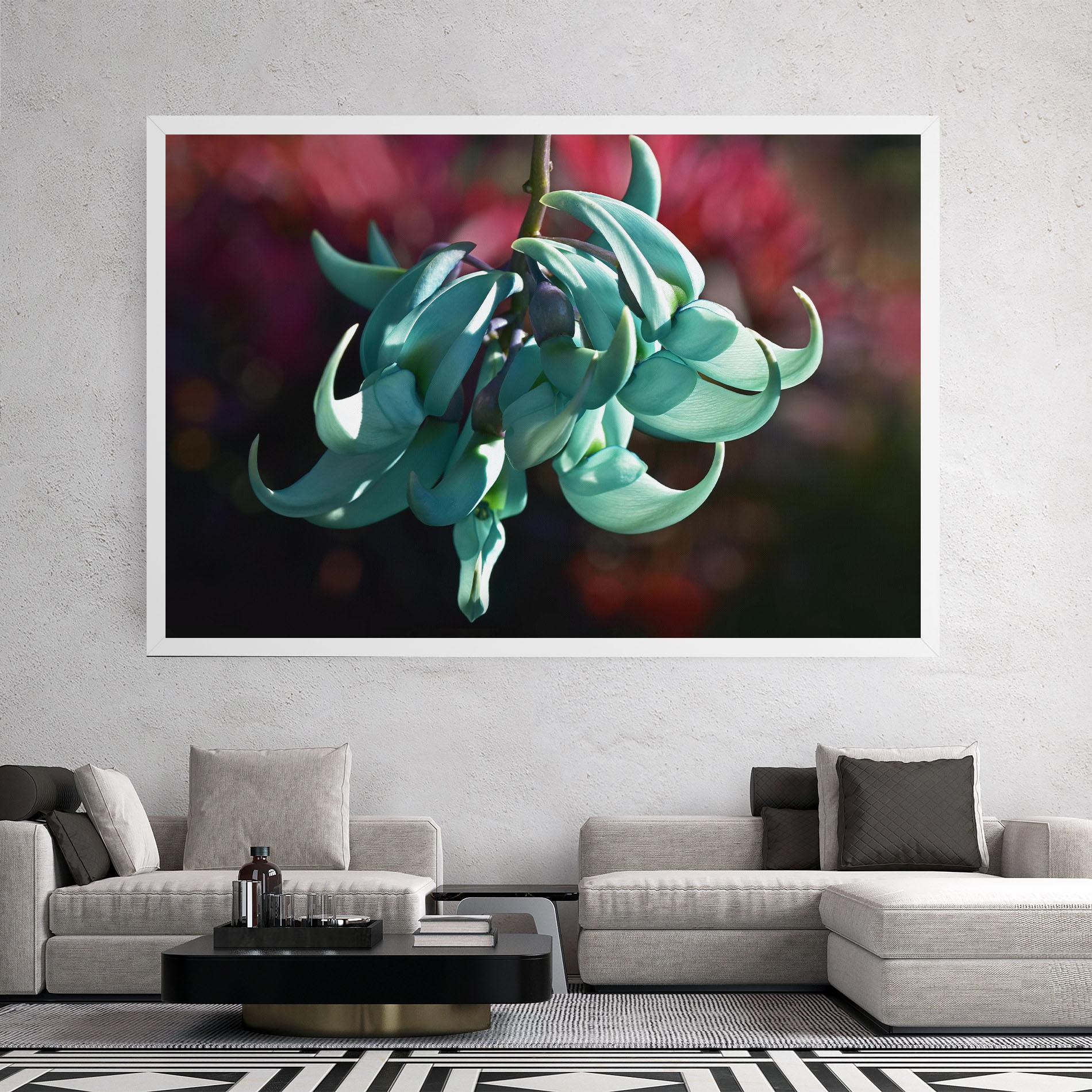 Obraz na Płótnie Pastel Green Plant mockup 2