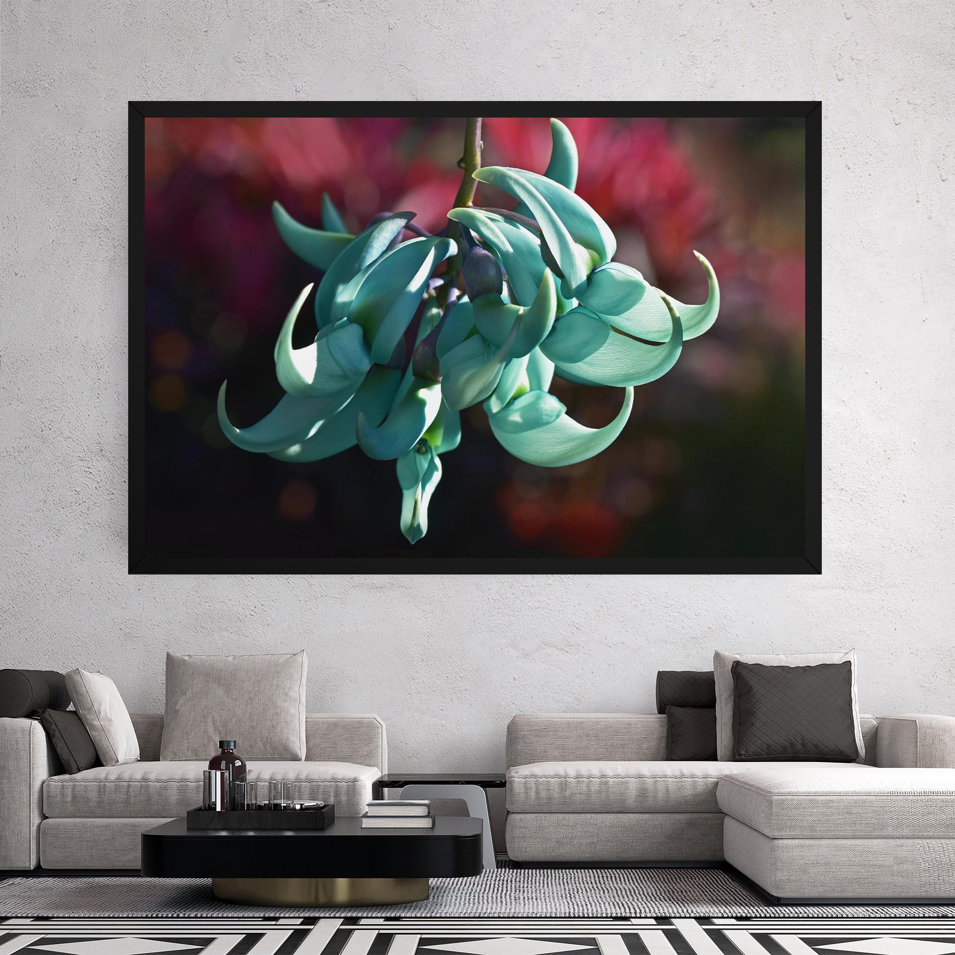 Obraz na Płótnie Pastel Green Plant mockup 2