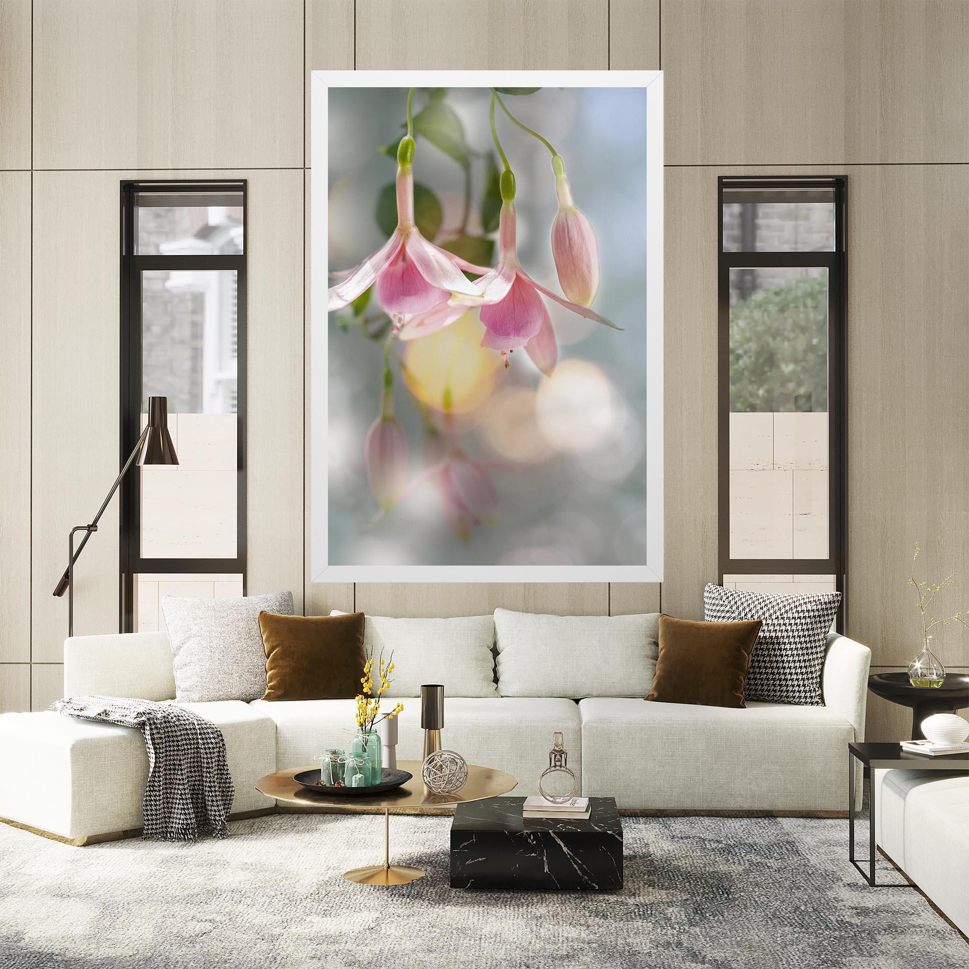 Obraz na Płótnie Dreamy Pink Exotic mockup 2