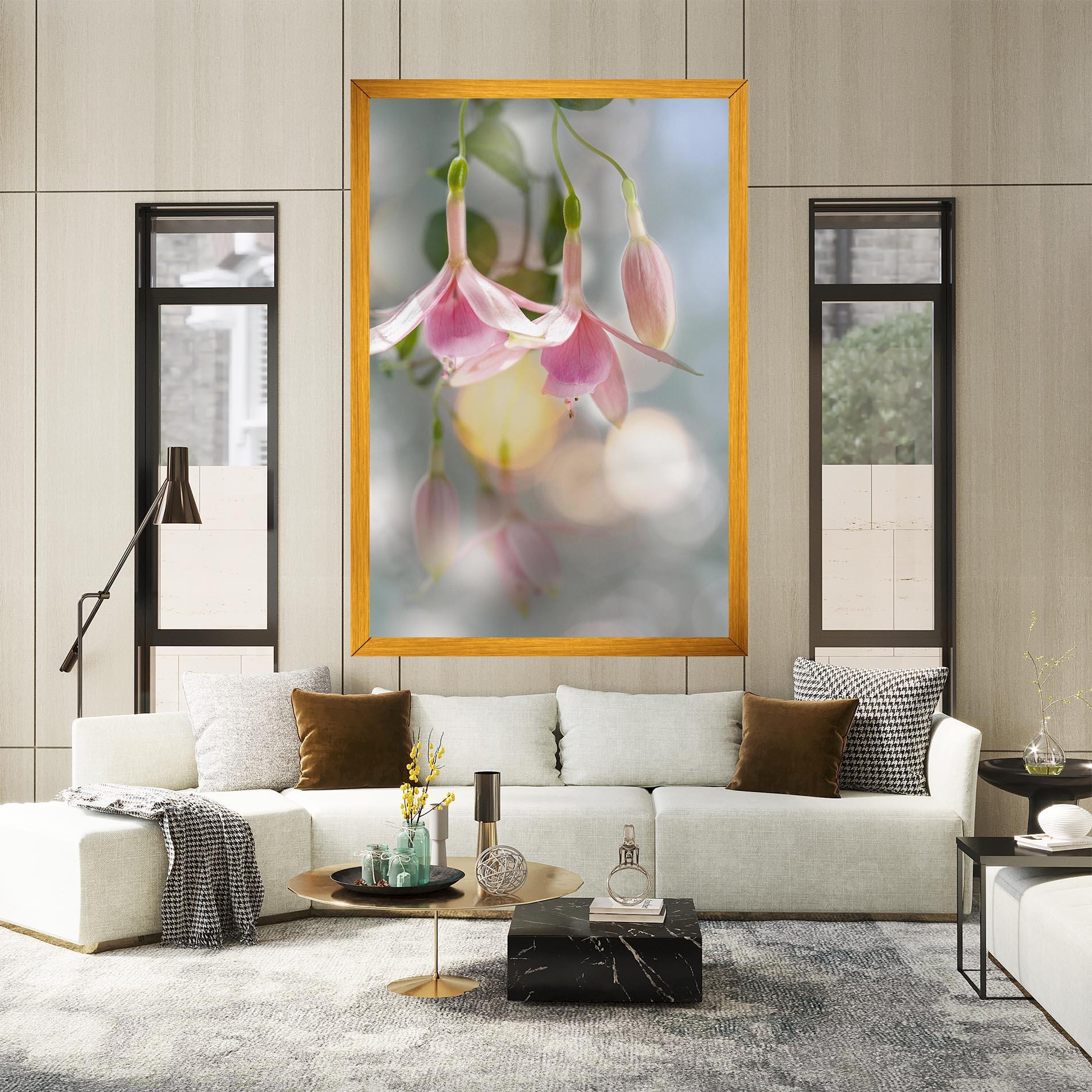 Obraz na Płótnie Dreamy Pink Exotic mockup 2