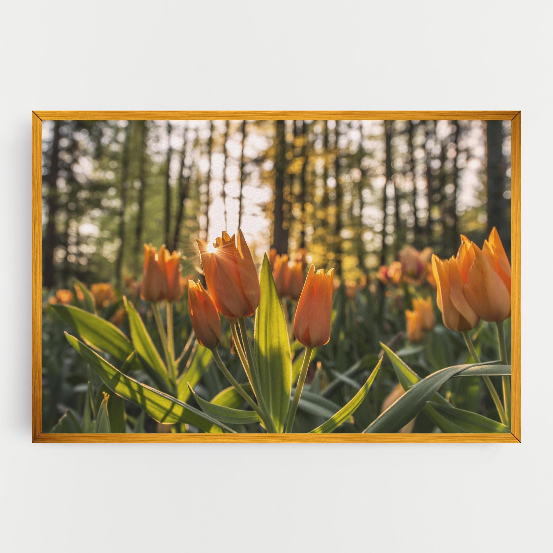Obraz na Płótnie Forest Tulips mockup 0