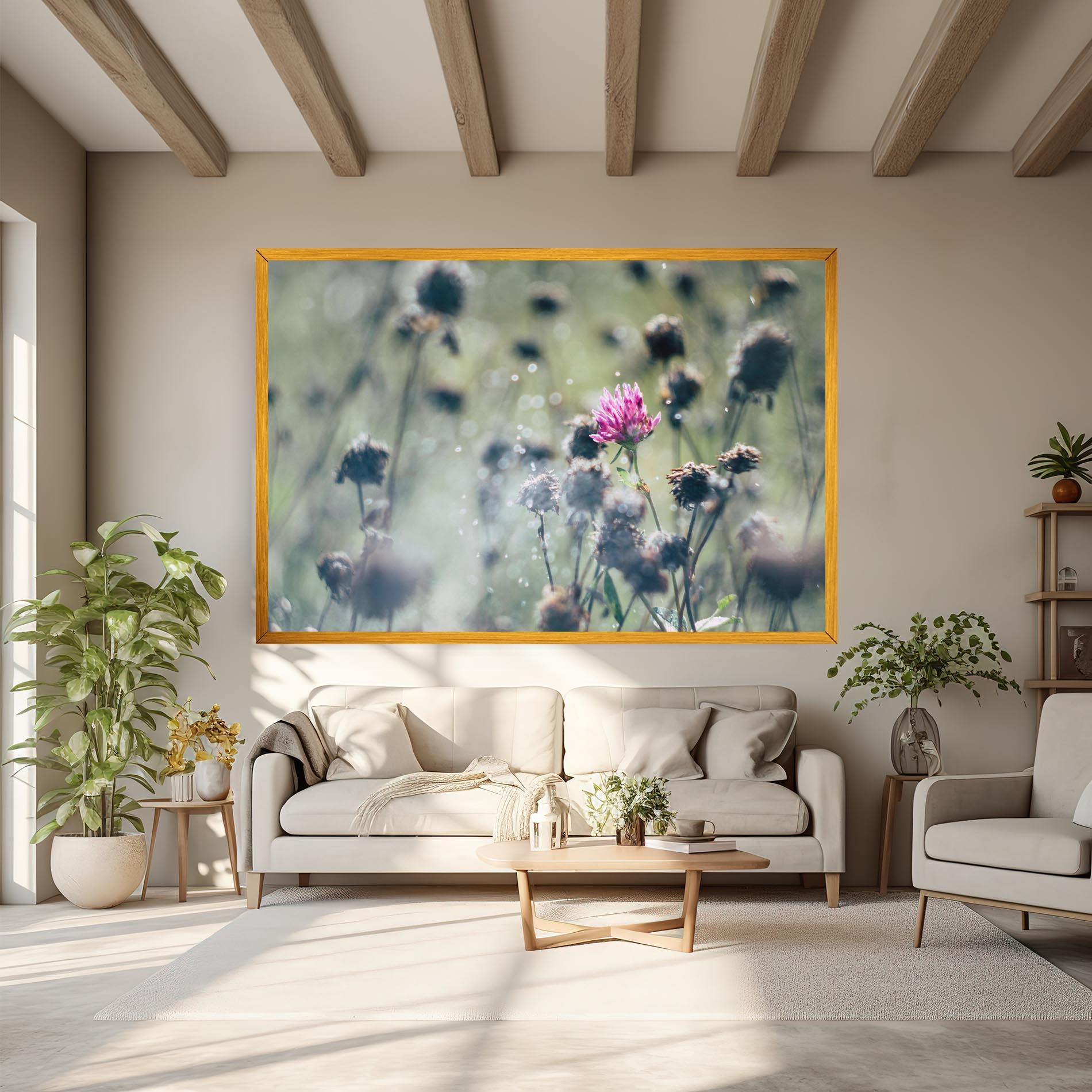 Obraz na Płótnie Dreamy Purple Flower mockup 6