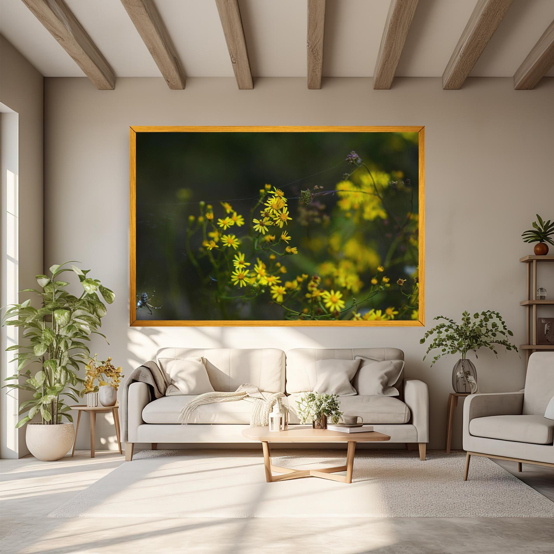 Obraz na Płótnie Small Wild Flowers mockup 6