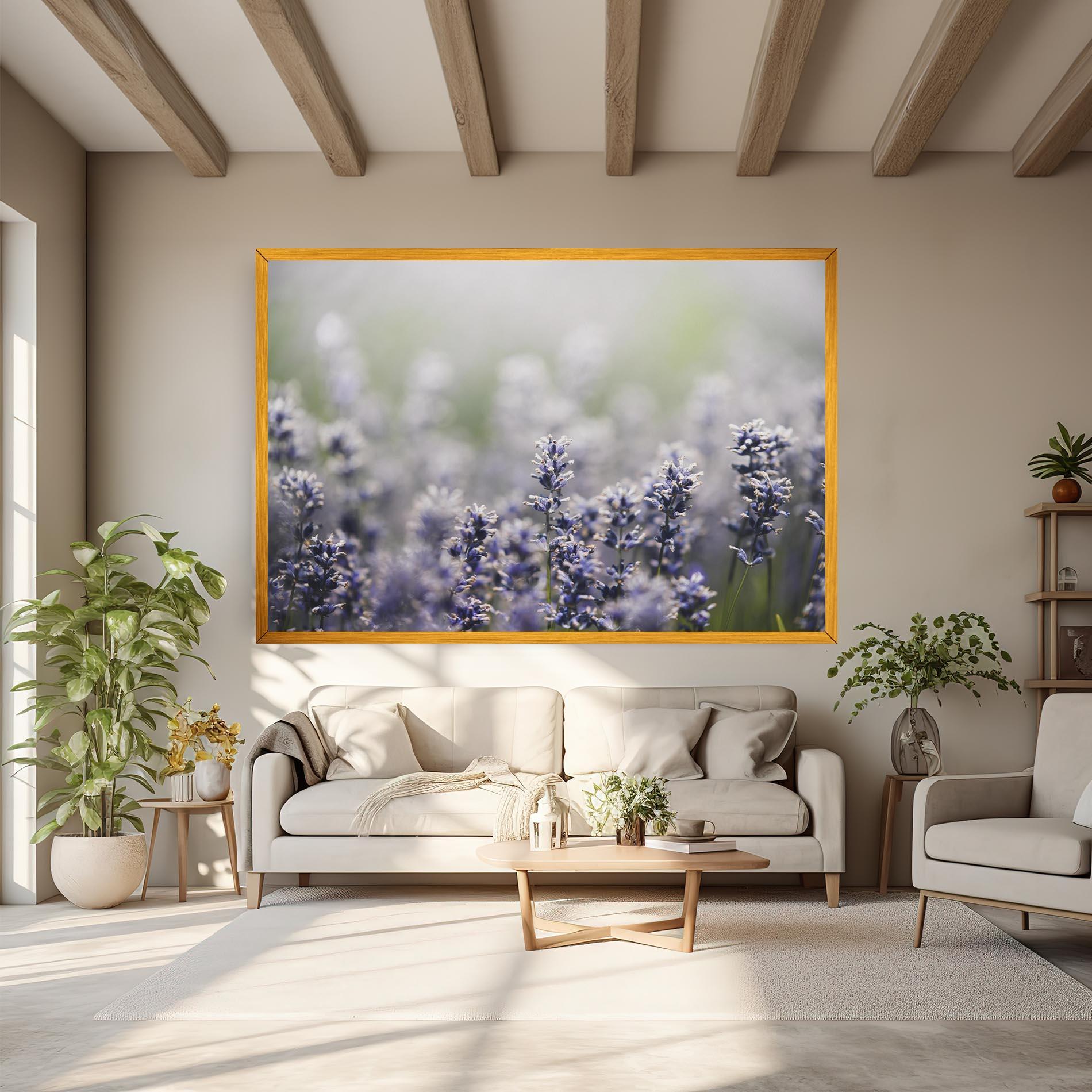 Obraz na Płótnie White Purple Wild mockup 6