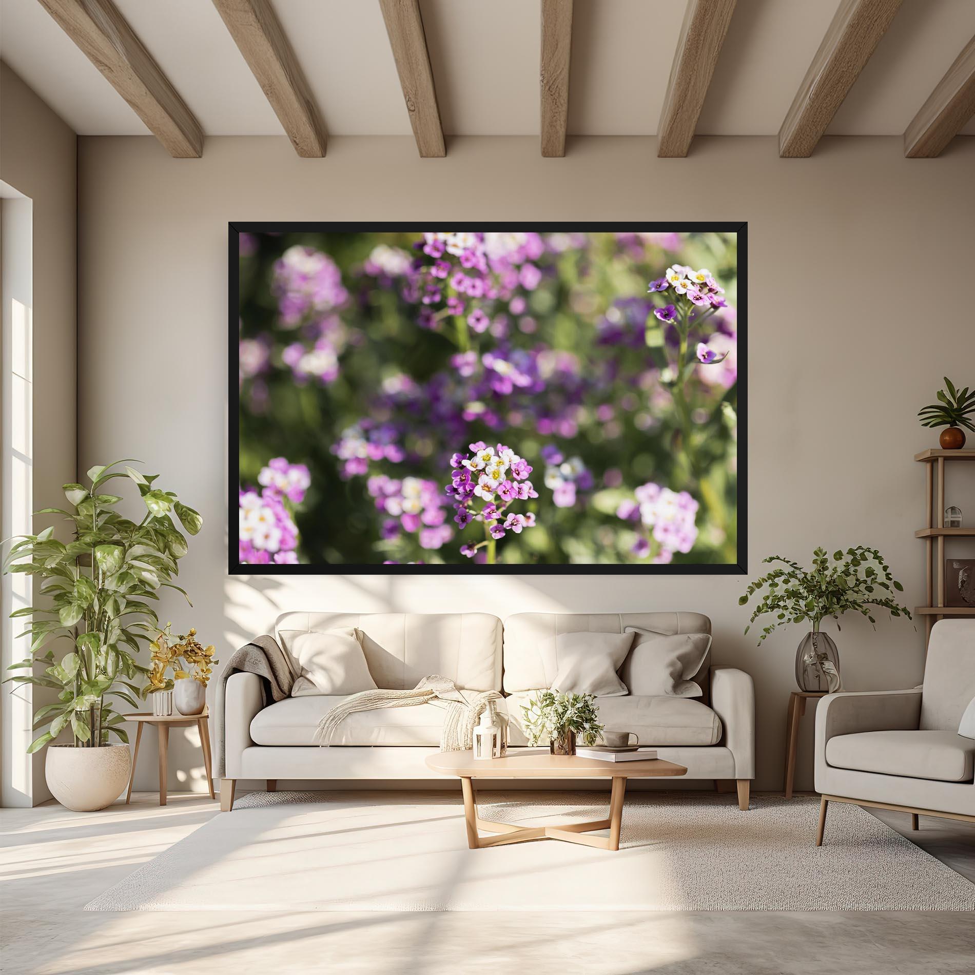 Obraz na Płótnie Wild Purple Field mockup 6