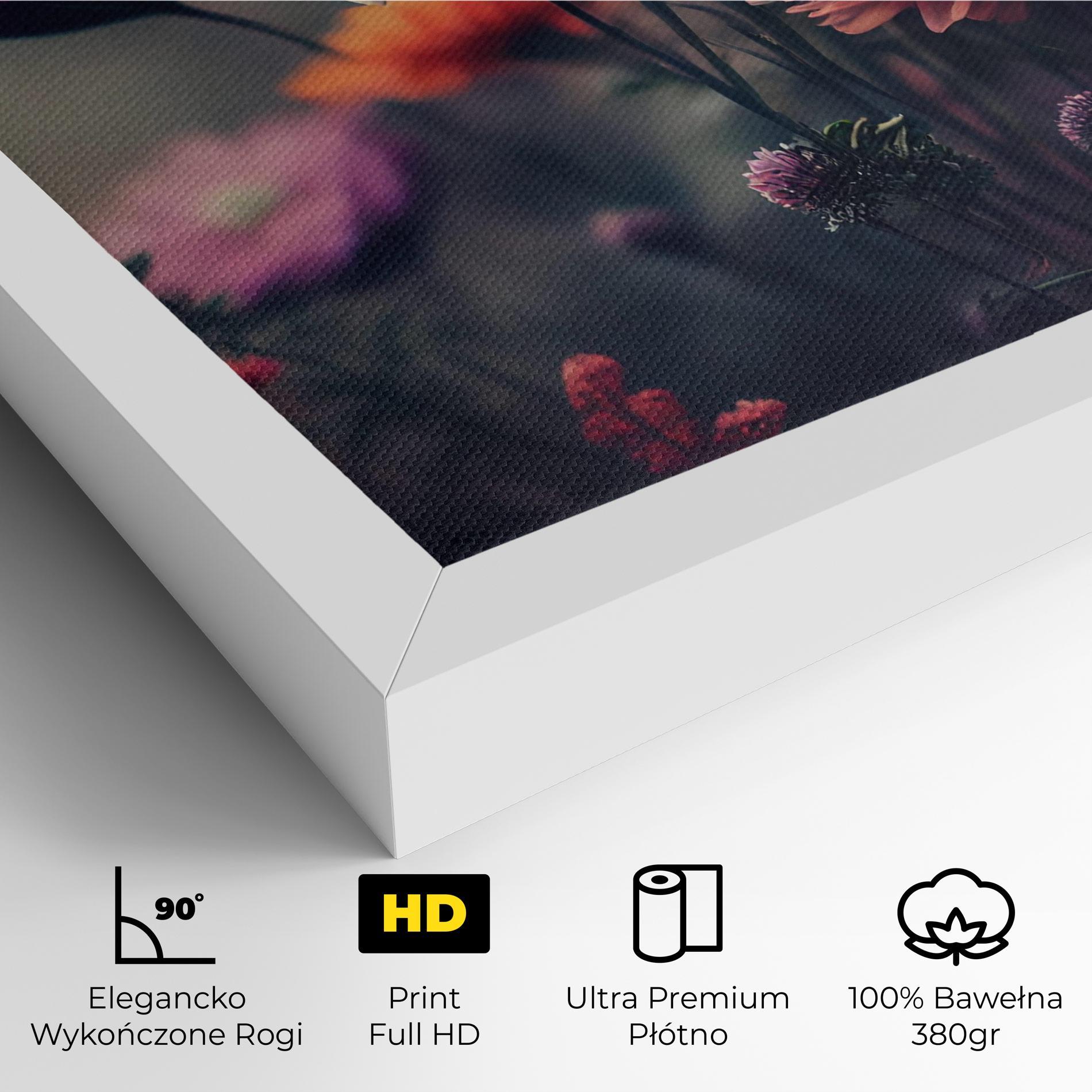 Obraz na Płótnie Beautiful Flower Garden mockup 4