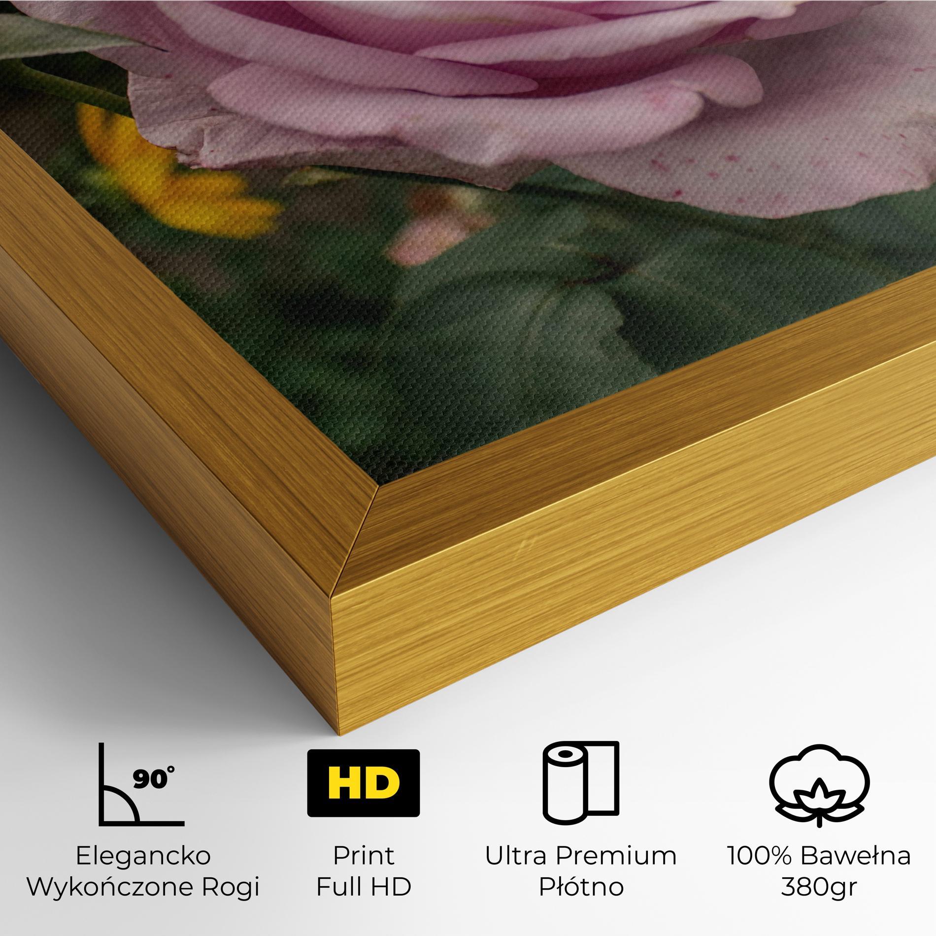 Obraz na Płótnie Garden Pink Rose mockup 4