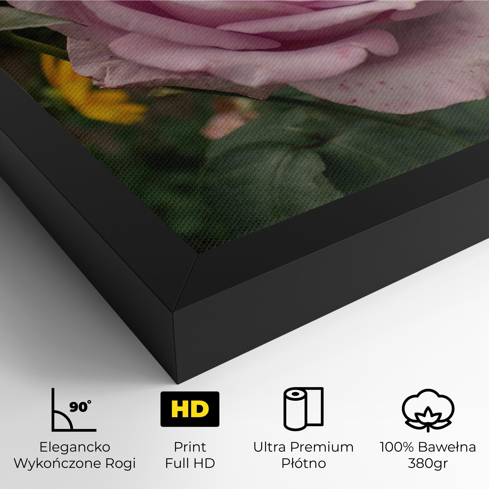 Obraz na Płótnie Garden Pink Rose mockup 4