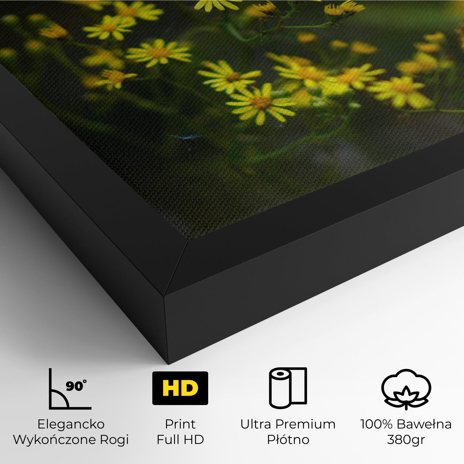 Obraz na Płótnie Small Wild Flowers mockup 4