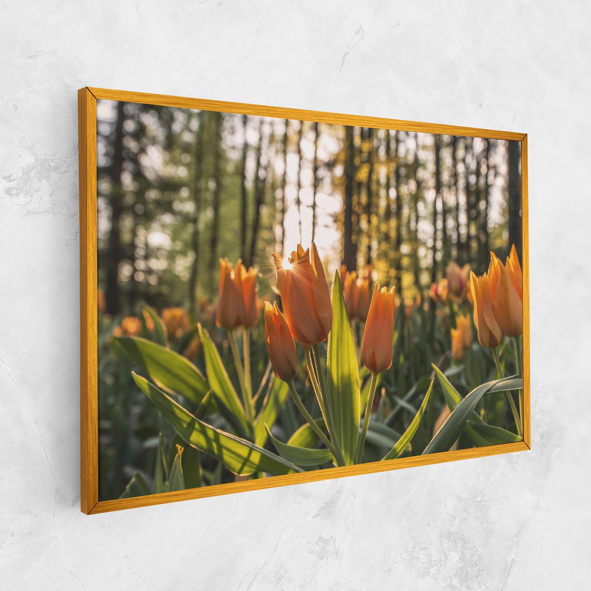 Obraz na Płótnie Forest Tulips mockup 1