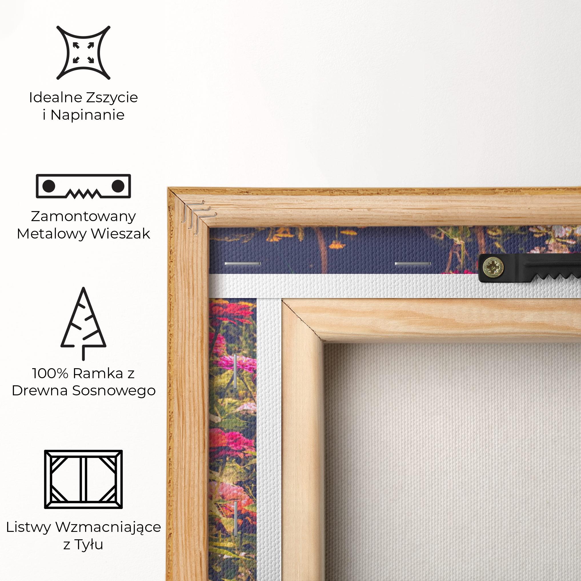 Obraz na Płótnie Colorful Wild Field mockup 5