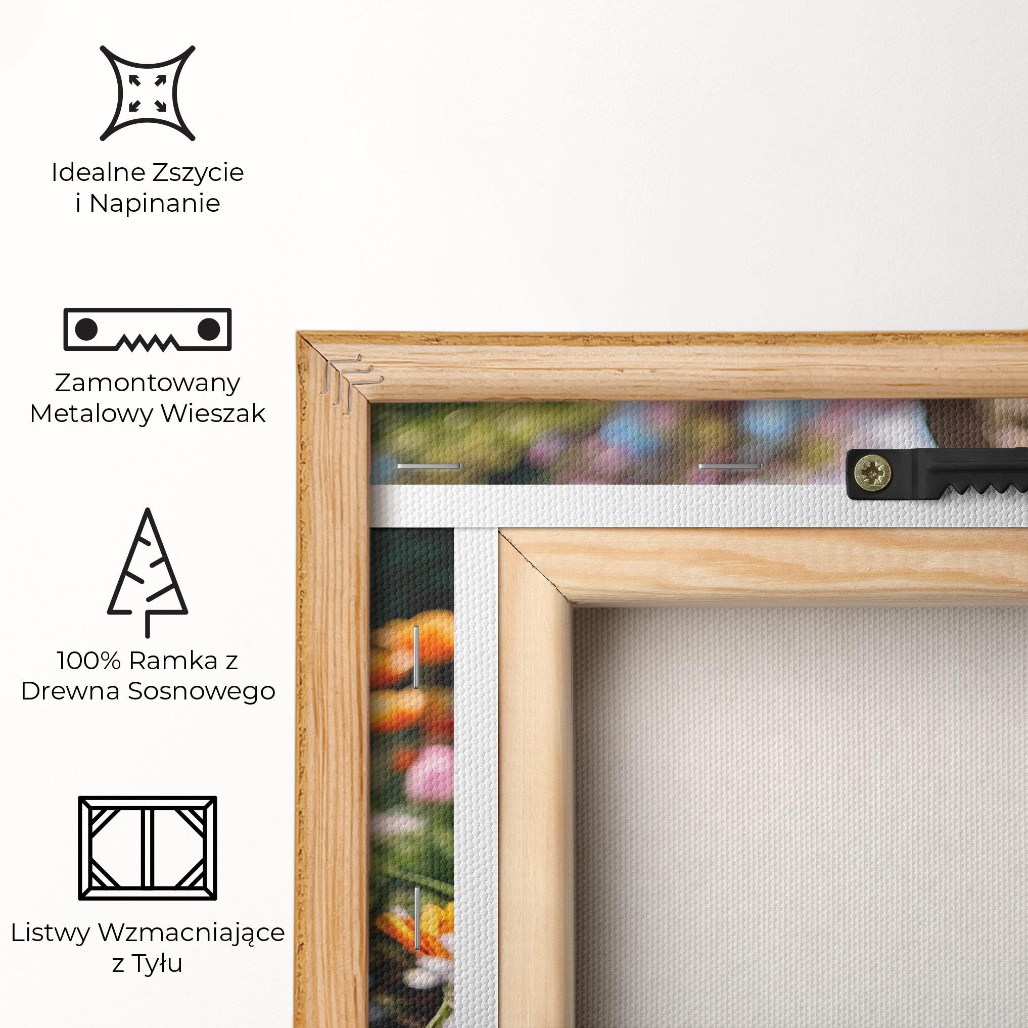 Obraz na Płótnie Garden Tulips Mix mockup 5