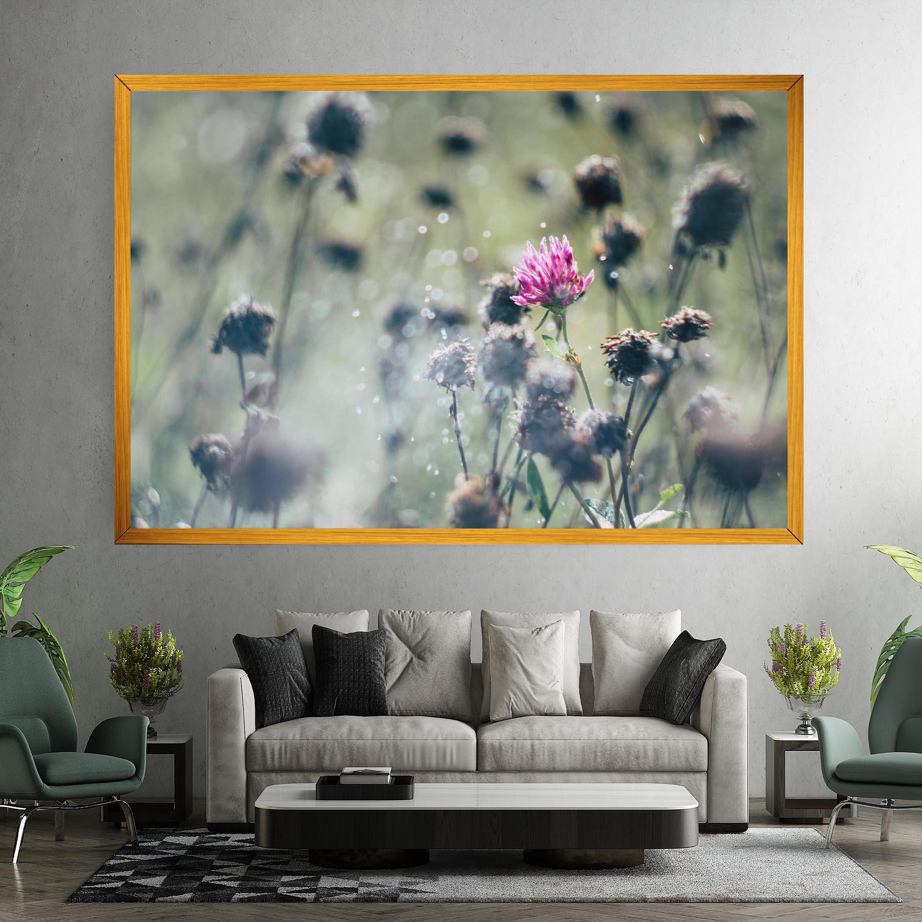 Obraz na Płótnie Dreamy Purple Flower mockup 7