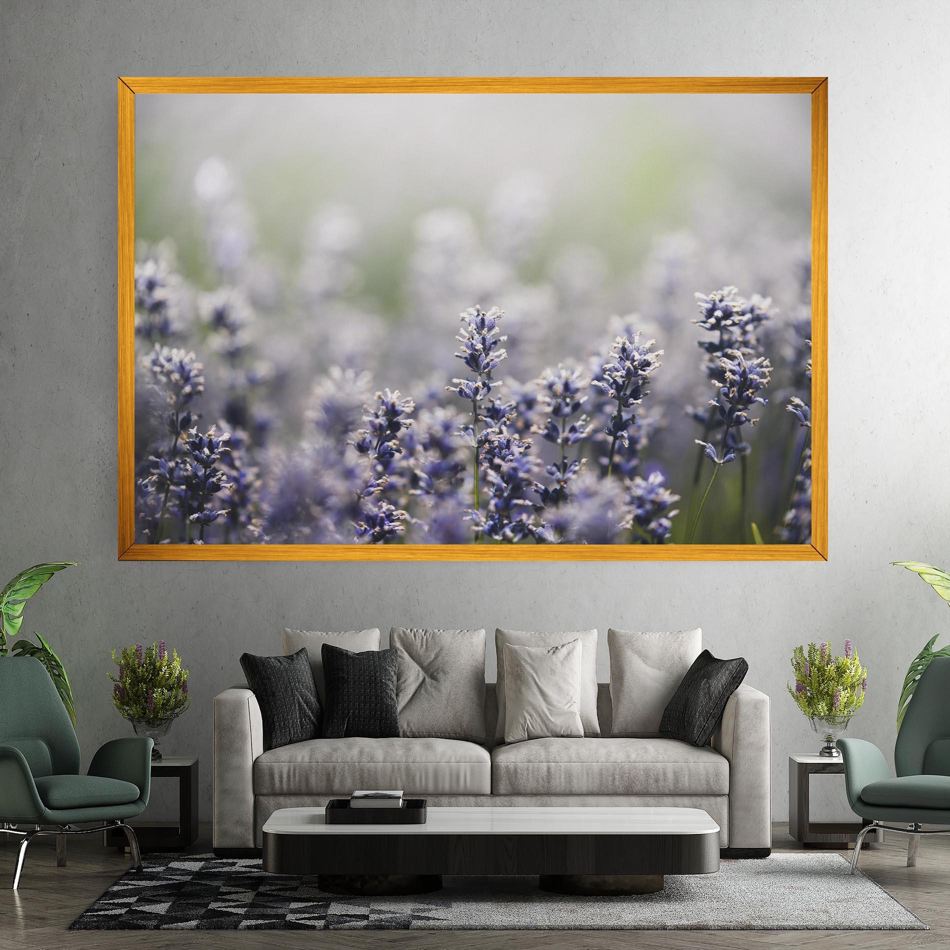 Obraz na Płótnie White Purple Wild mockup 7