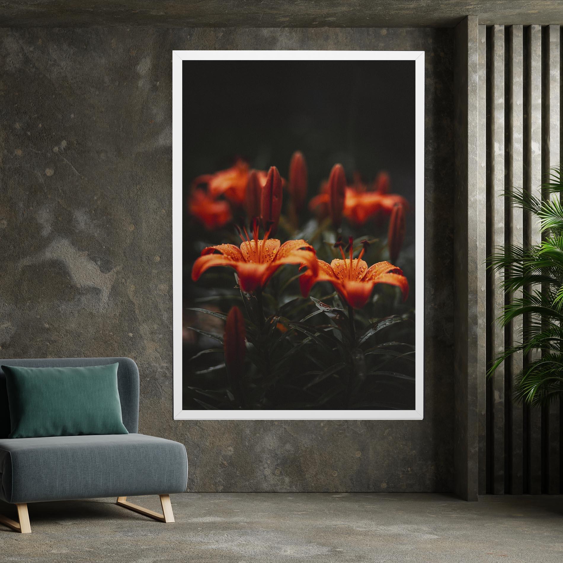 Obraz na Płótnie Dreamy Wild Flower mockup 7