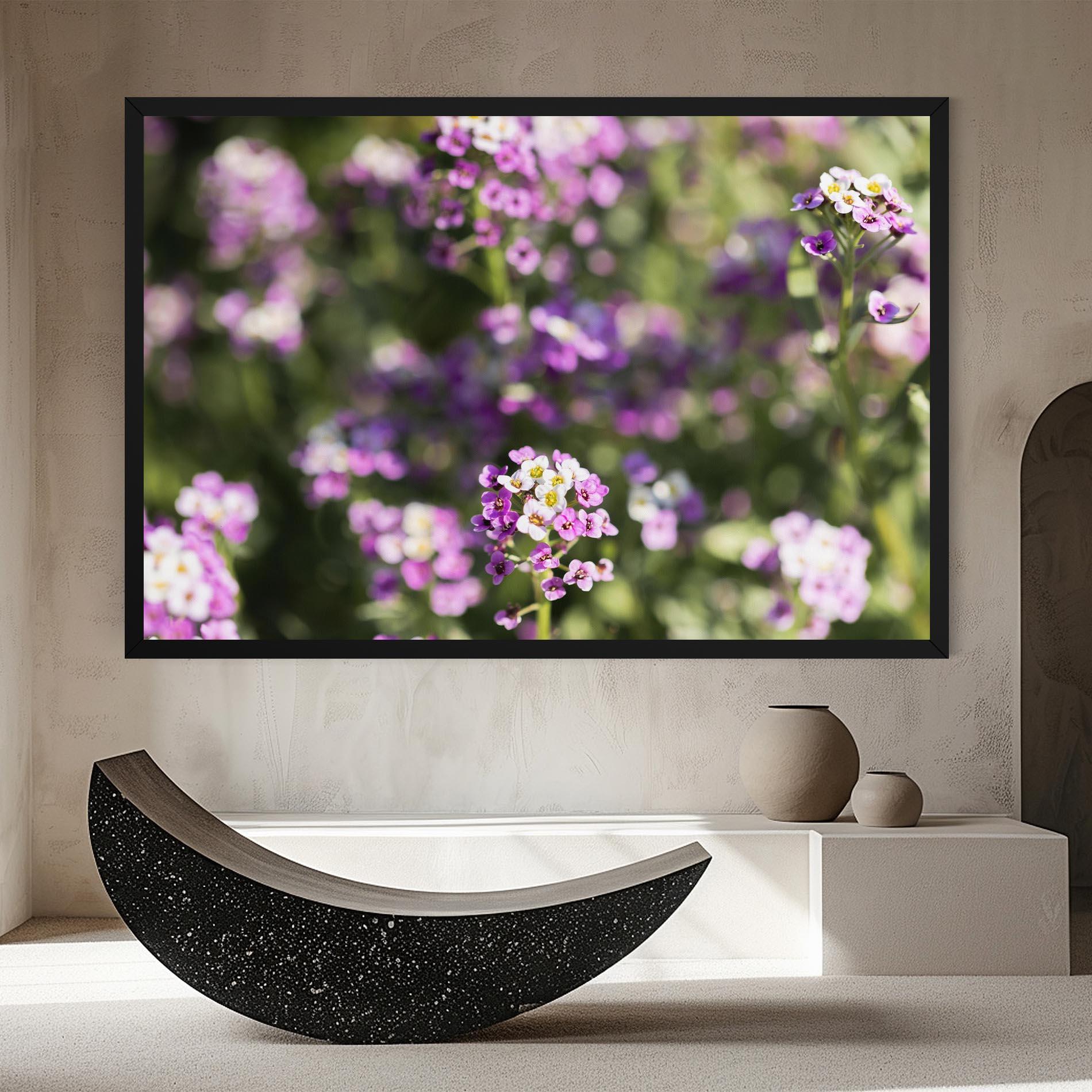 Obraz na Płótnie Wild Purple Field mockup 8