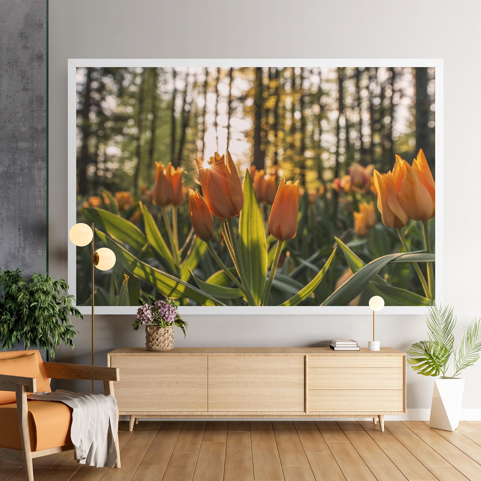 Obraz na Płótnie Forest Tulips mockup 9