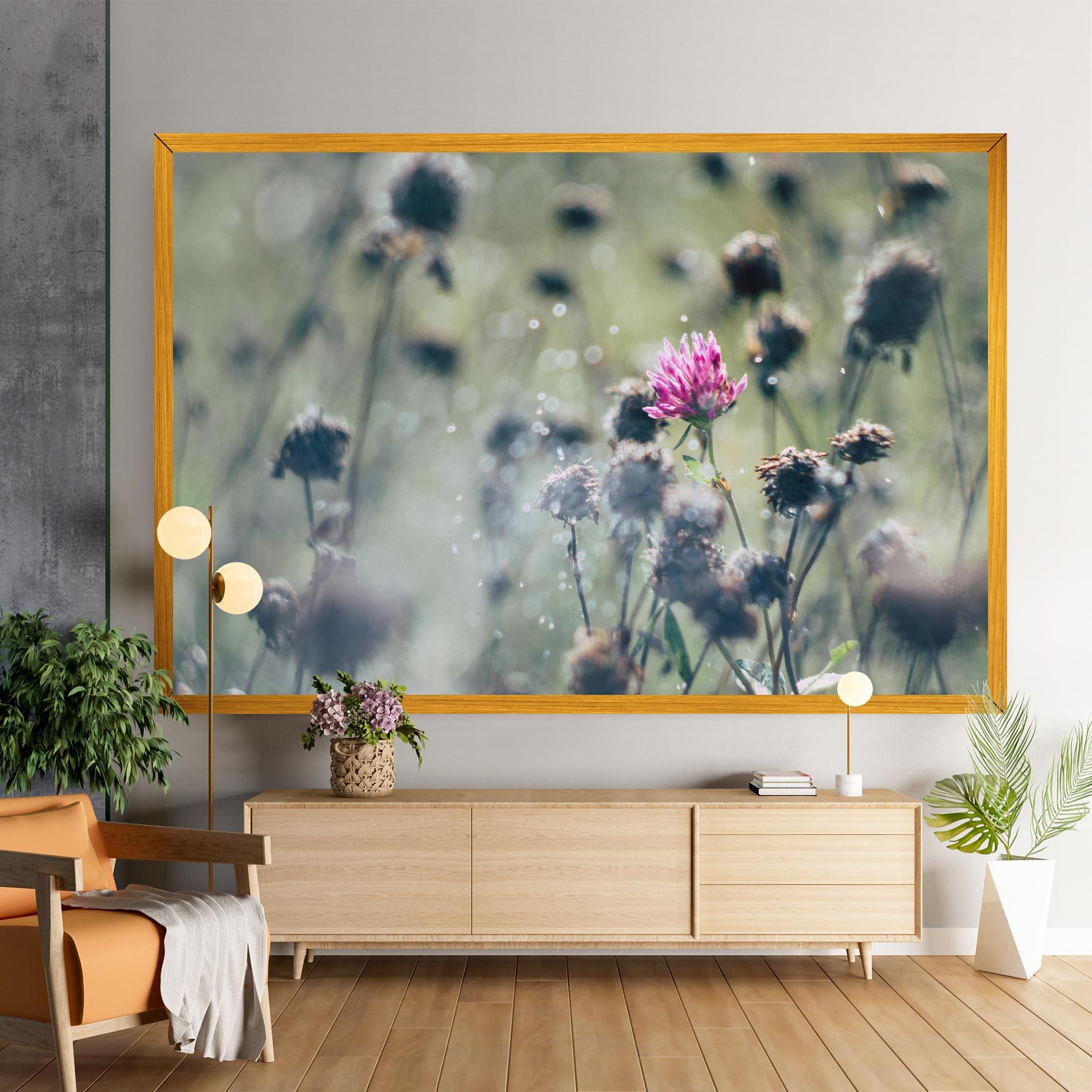 Obraz na Płótnie Dreamy Purple Flower mockup 9