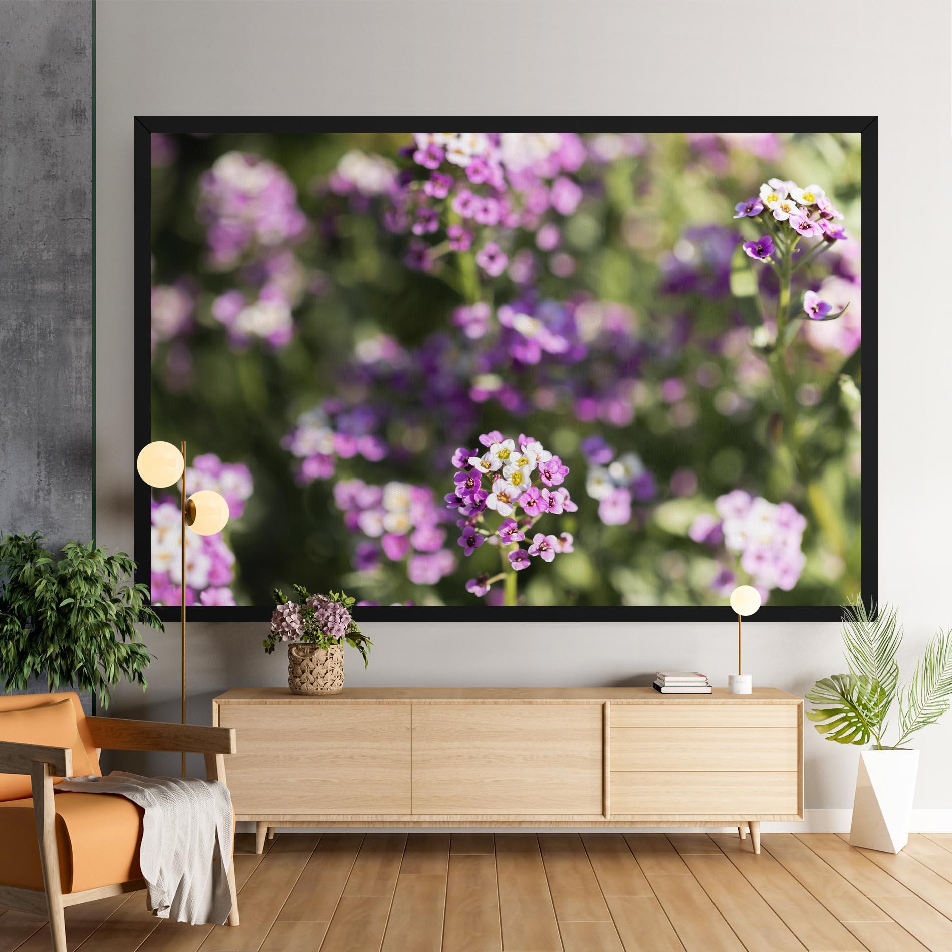 Obraz na Płótnie Wild Purple Field mockup 9