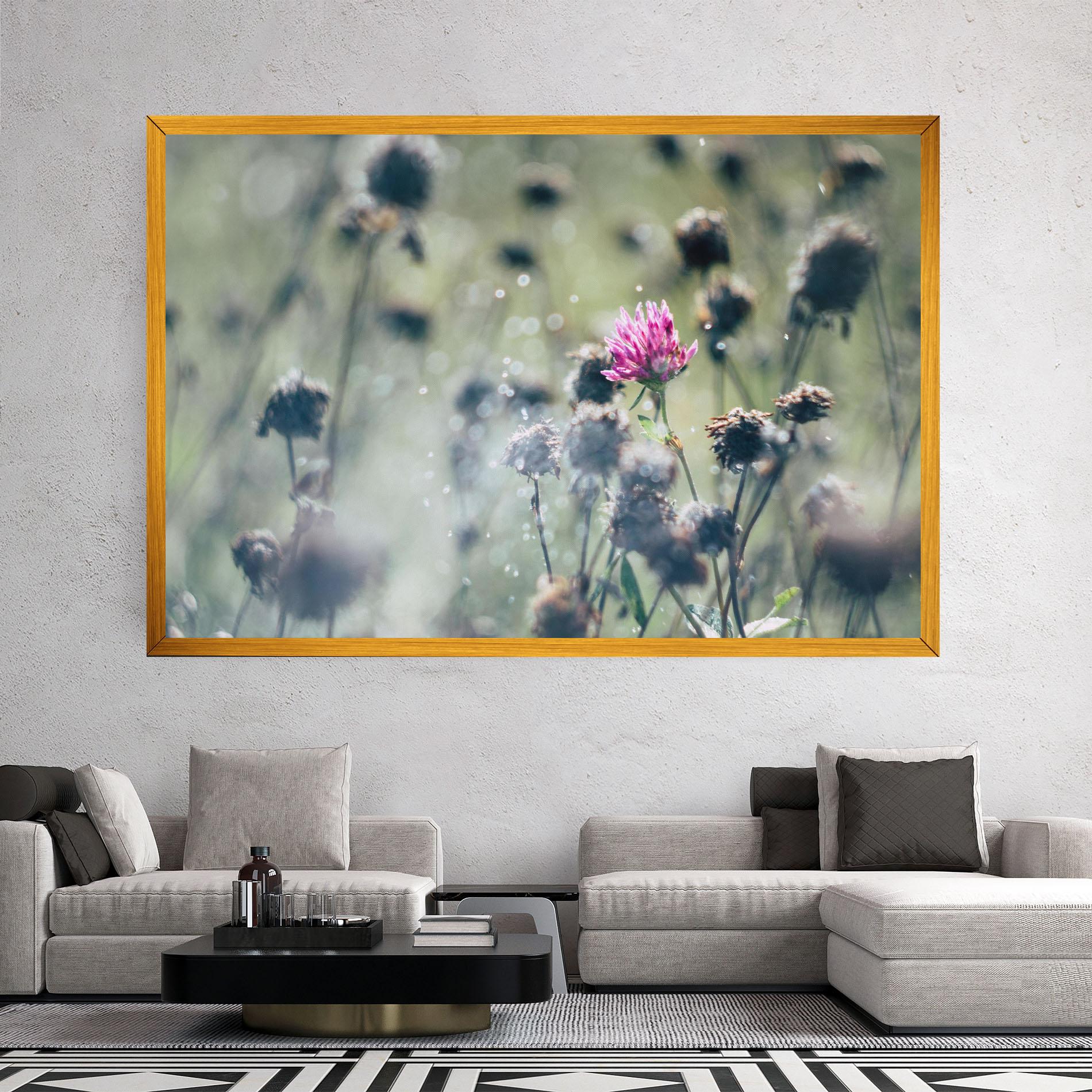 Obraz na Płótnie Dreamy Purple Flower mockup 2