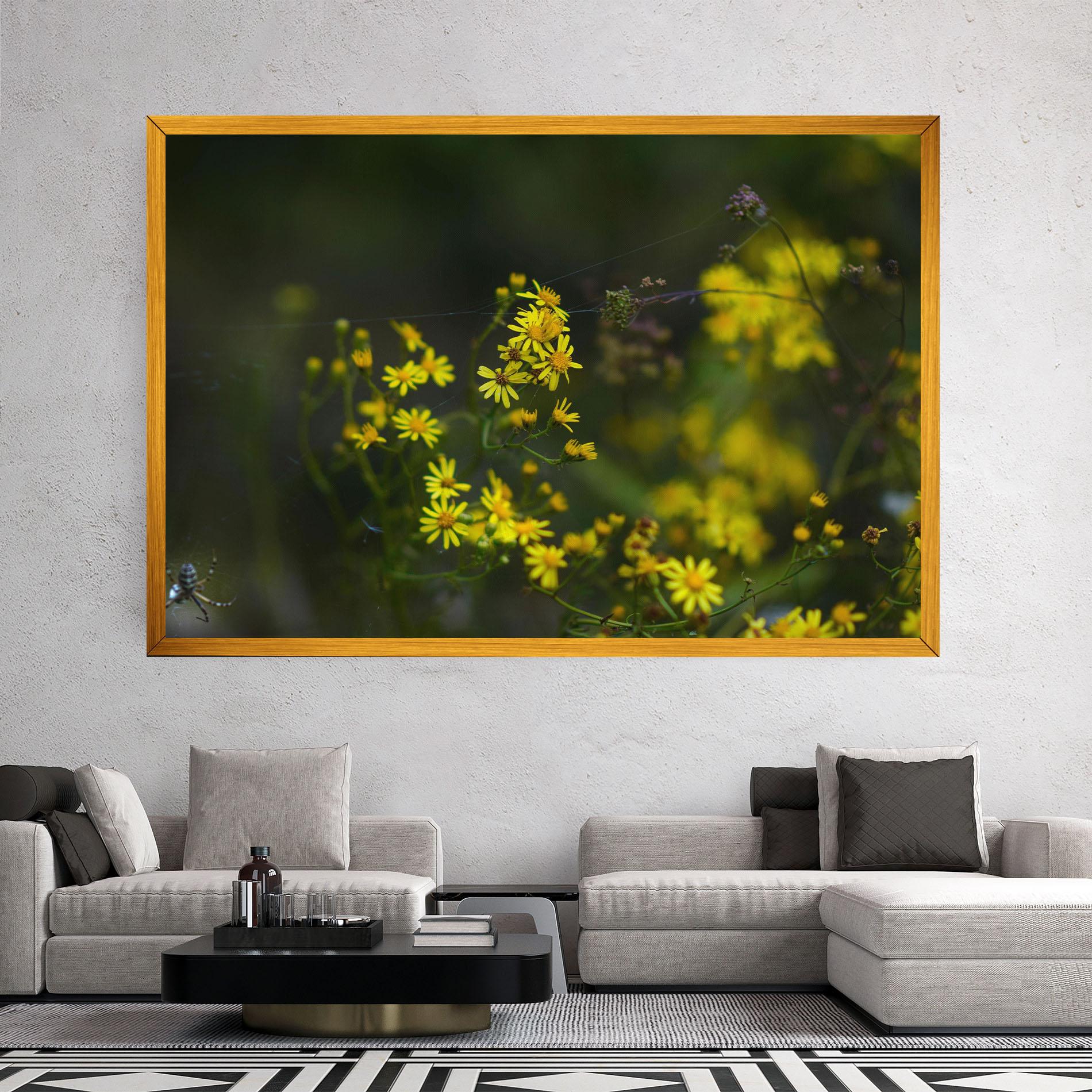 Obraz na Płótnie Small Wild Flowers mockup 2