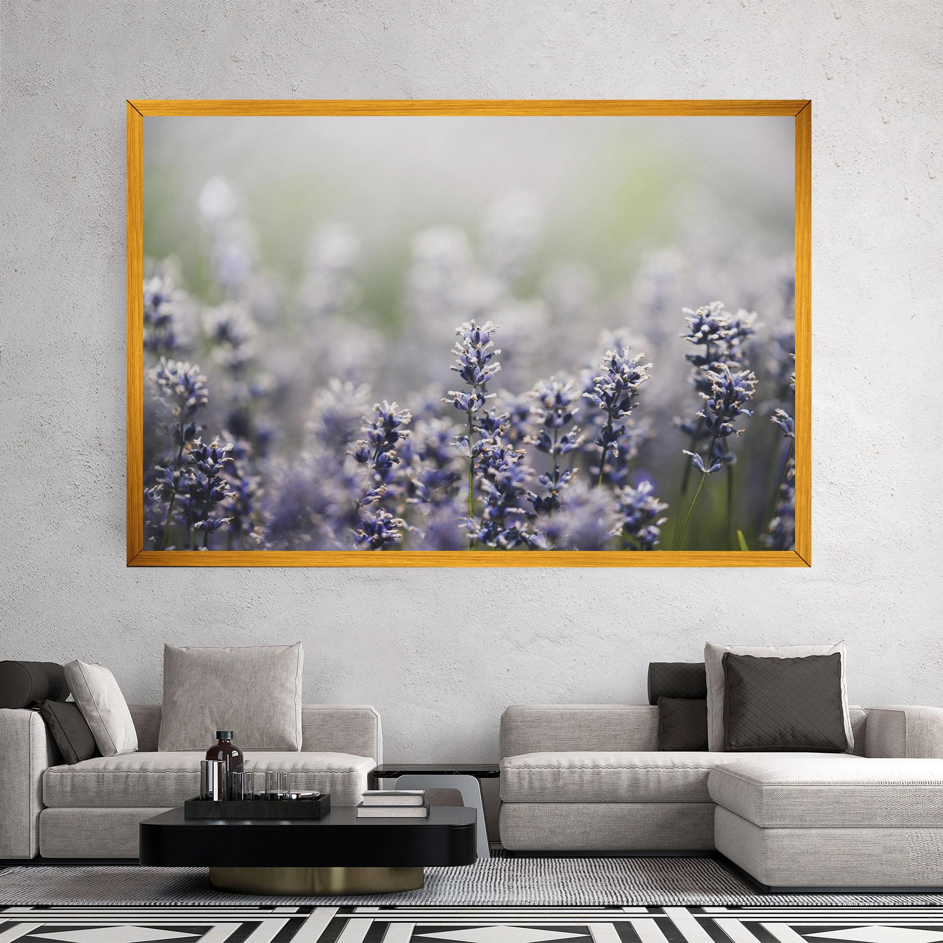 Obraz na Płótnie White Purple Wild mockup 2