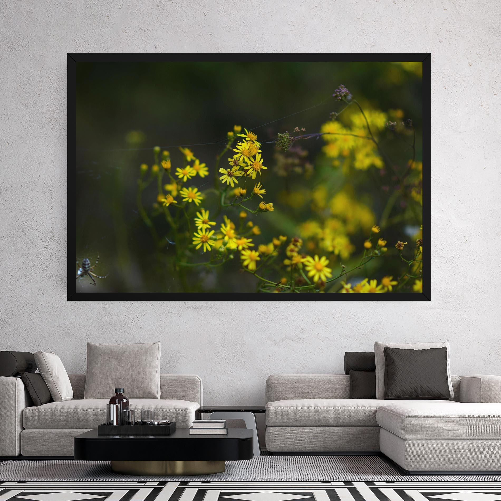 Obraz na Płótnie Small Wild Flowers mockup 2